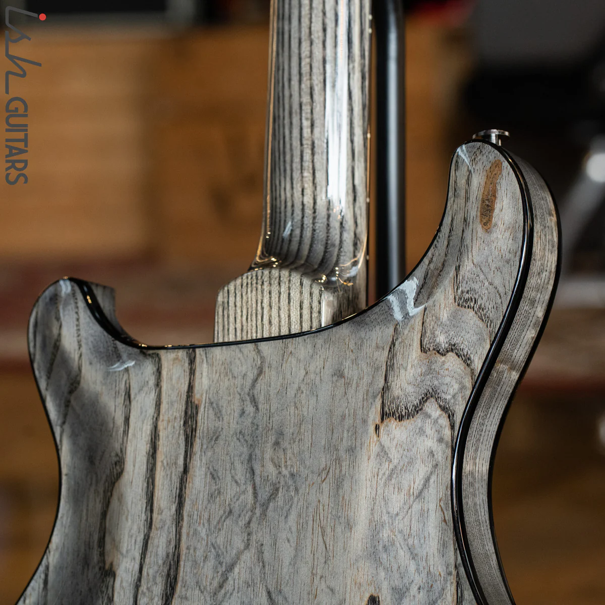 PRS Private Stock Hollowbody II Piezo 24 Fret Swamp Ash Grey Wash - Image 11