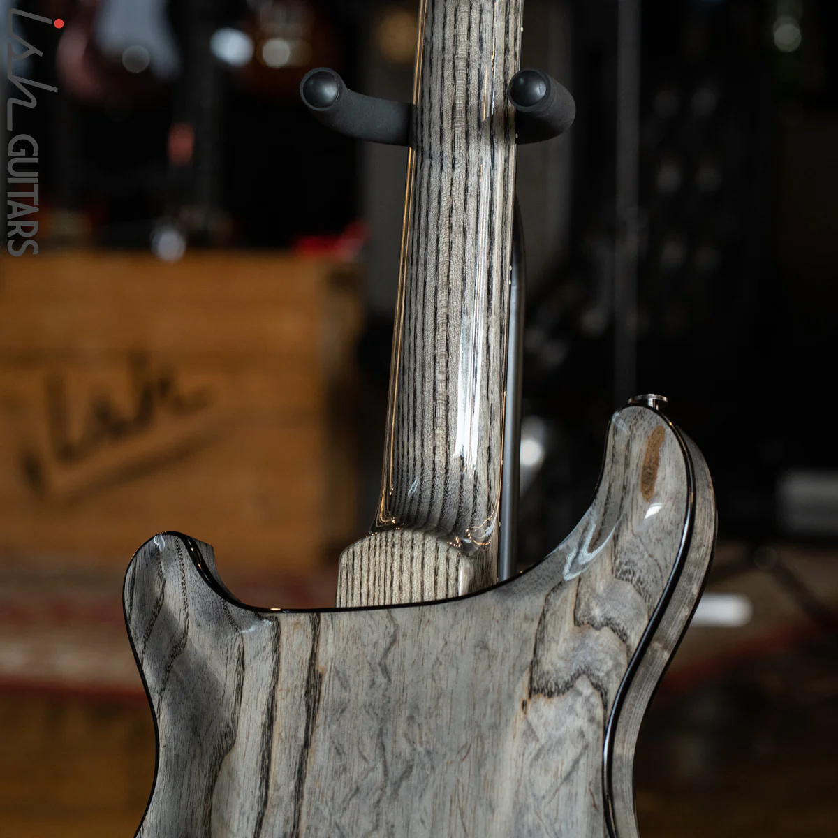 PRS Private Stock Hollowbody II Piezo 24 Fret Swamp Ash Grey Wash - Image 13