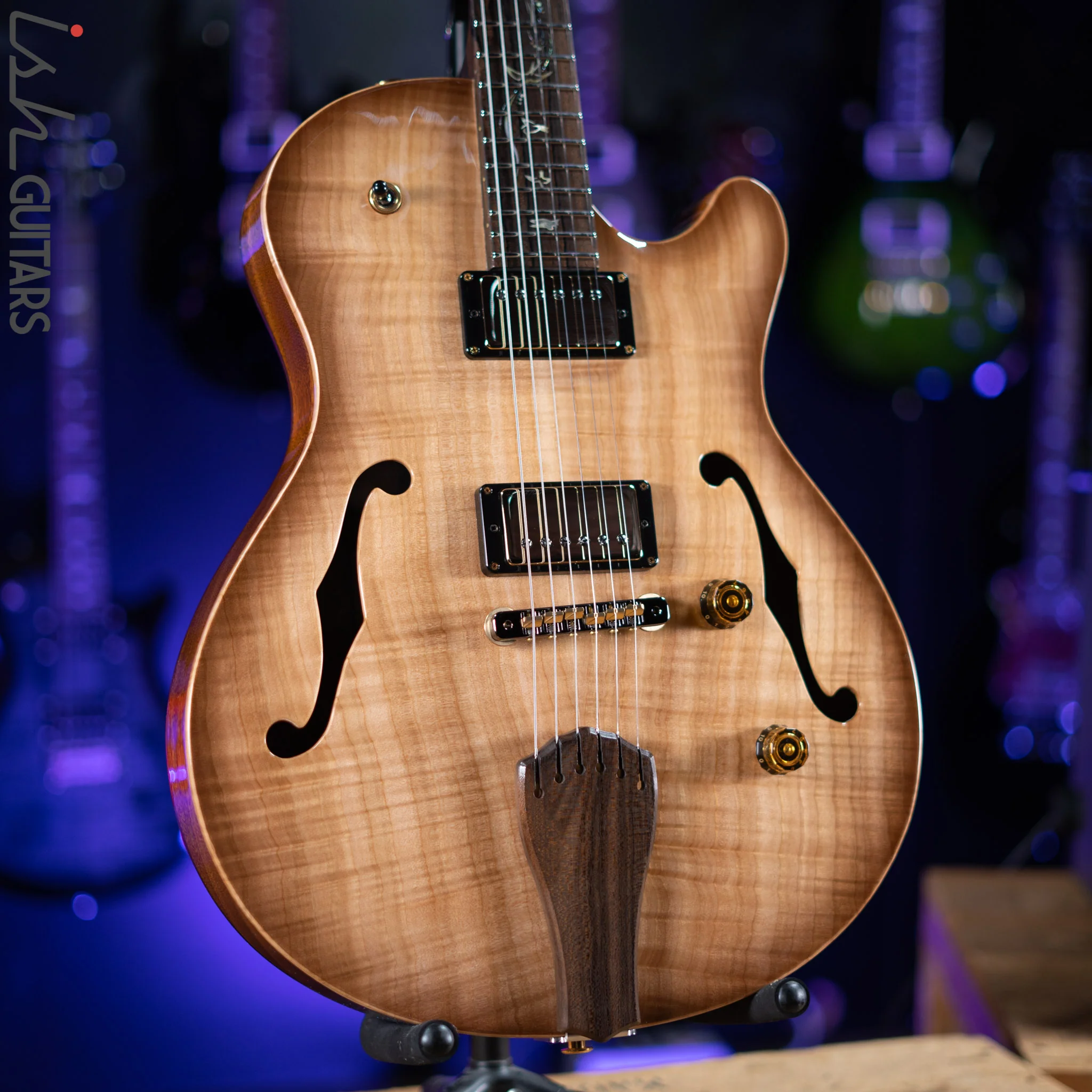 PRS Private Stock JA-15 Singlecut Archtop Natural Smoked Burst