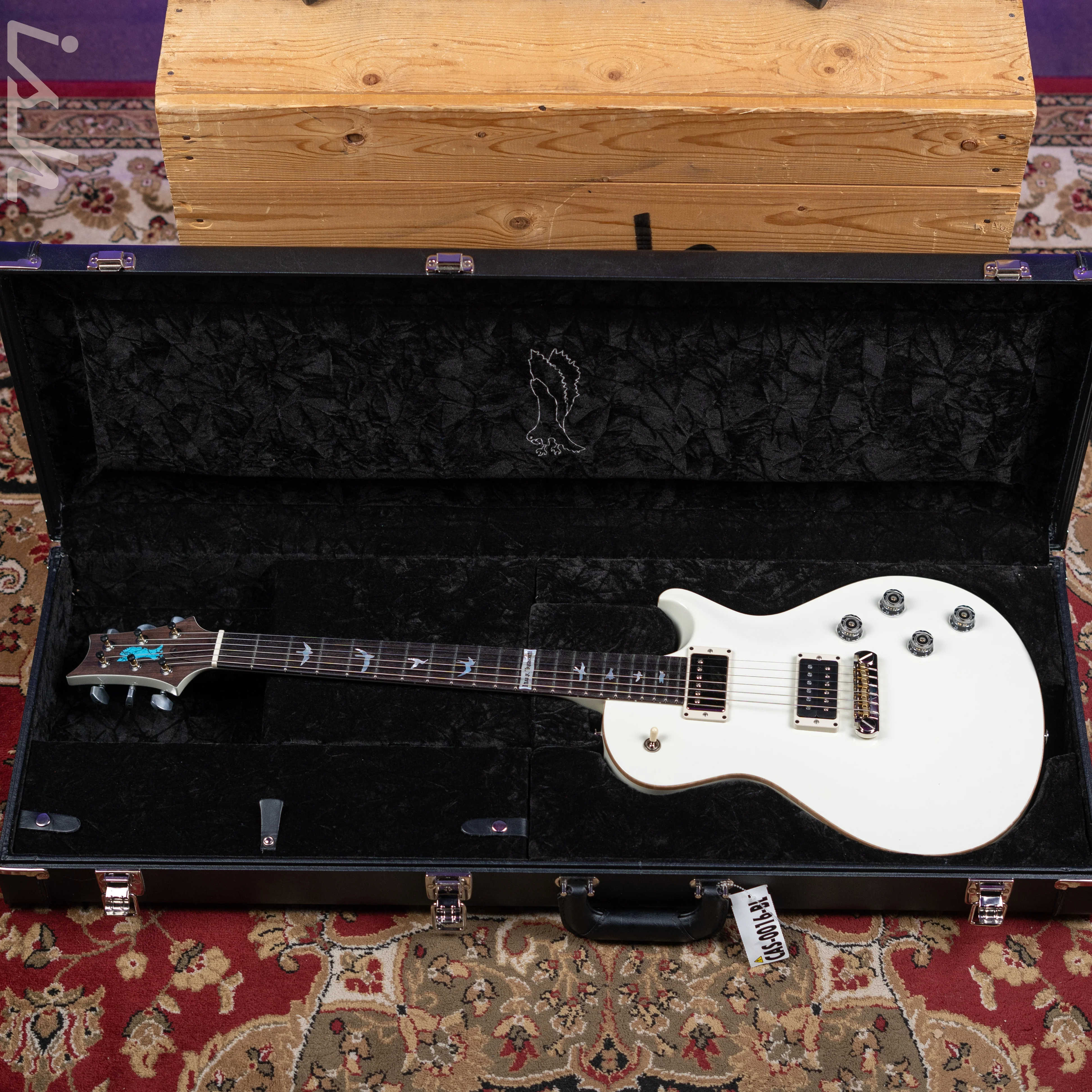 PRS Private Stock Mark Tremonti Stoptail Antique White Gloss - Image 12
