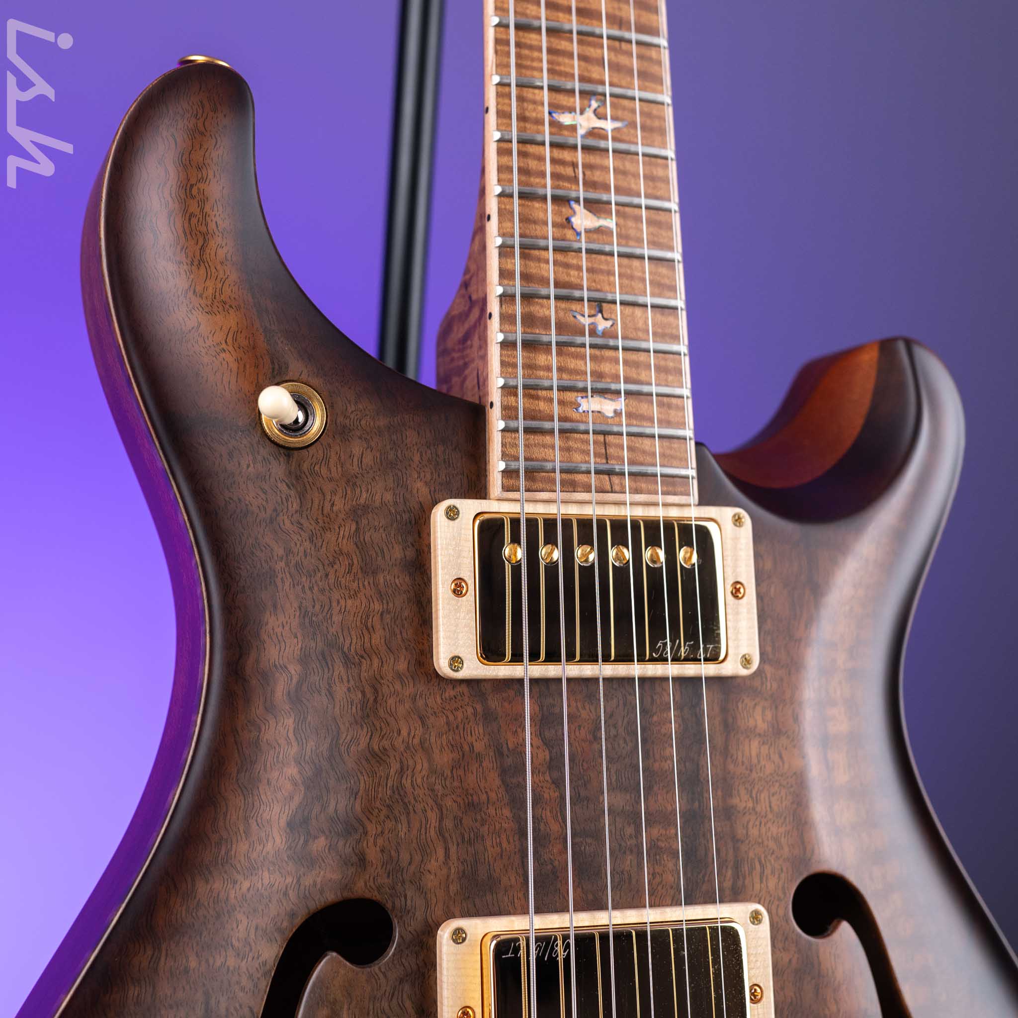 PRS Private Stock McCarty 594 Hollowbody I Satin Nitro Natural Walnut - Image 4