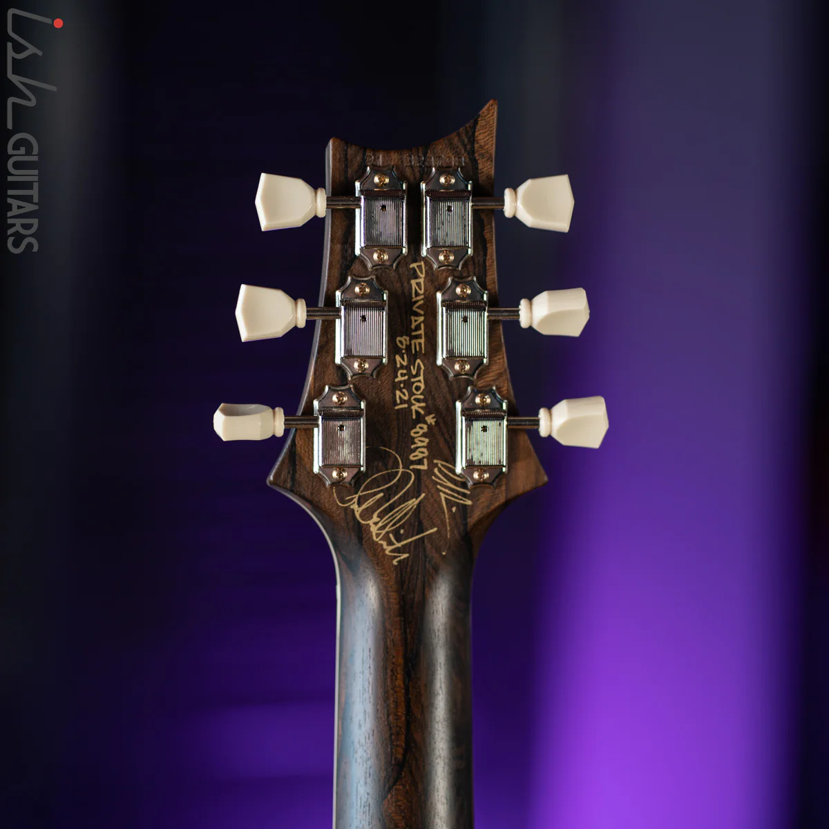 PRS Private Stock McCarty 594 Natural Ziricote with Smoked Burst Satin - Image 14
