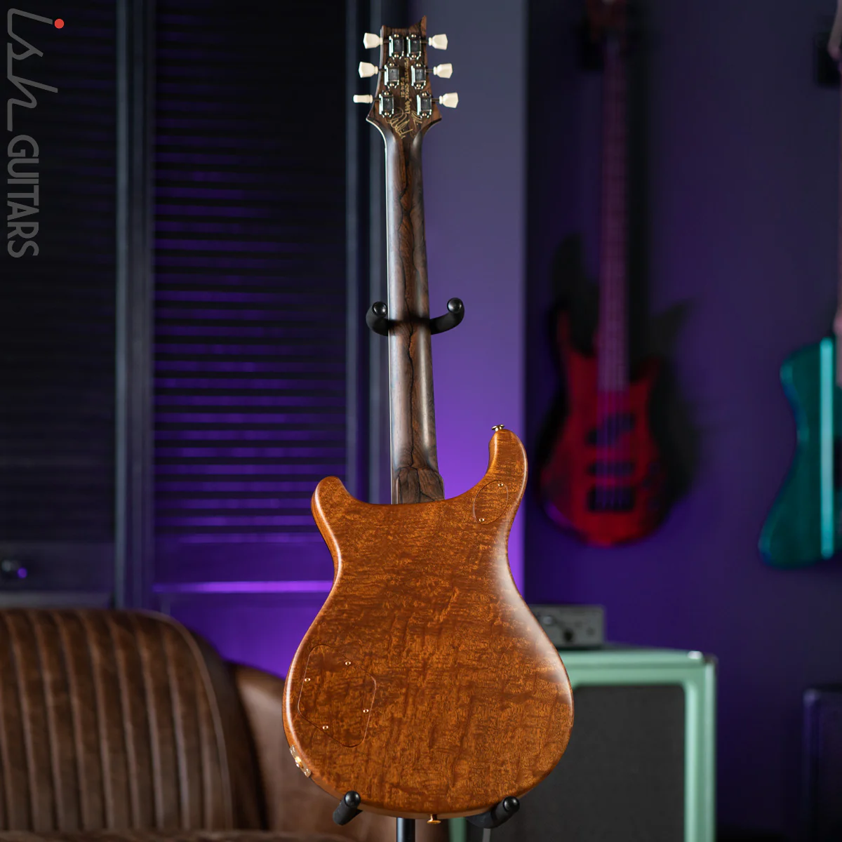 PRS Private Stock McCarty 594 Natural Ziricote with Smoked Burst Satin - Image 9