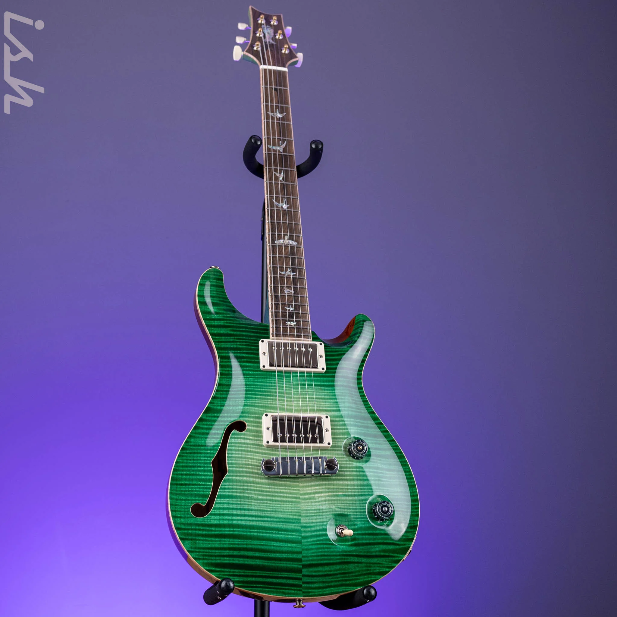 PRS Private Stock McCarty Semi-Hollow Emerald Green Glow - Image 2