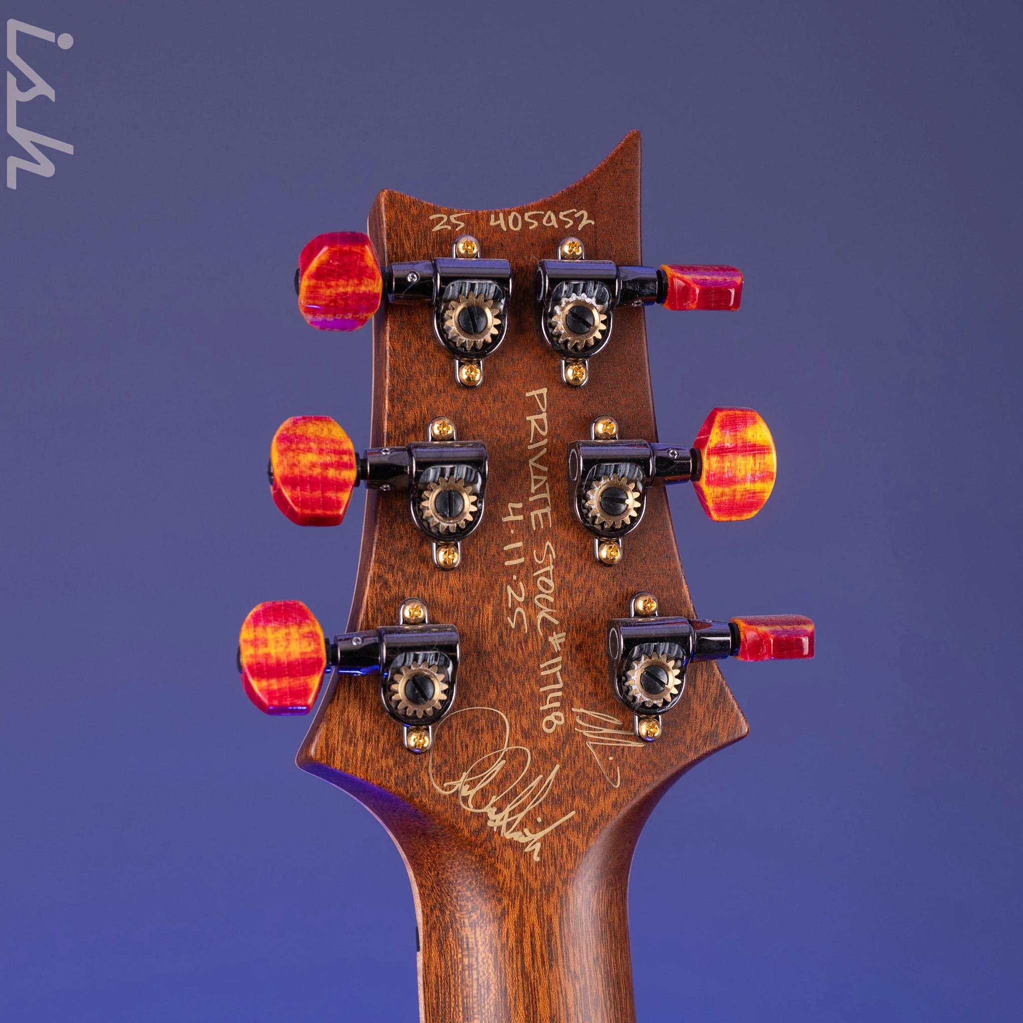 PRS Private Stock McCarty Singlecut 594 Raspberry Lemon Stripe - Image 12