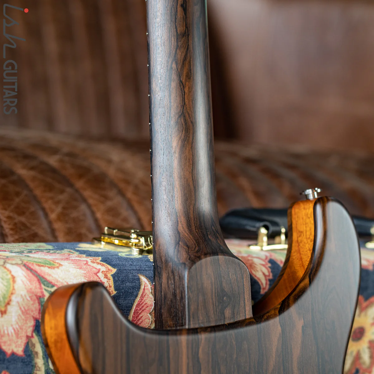 PRS Private Stock Modern Eagle V Semi-Hollow Natural Ziricote - Image 10