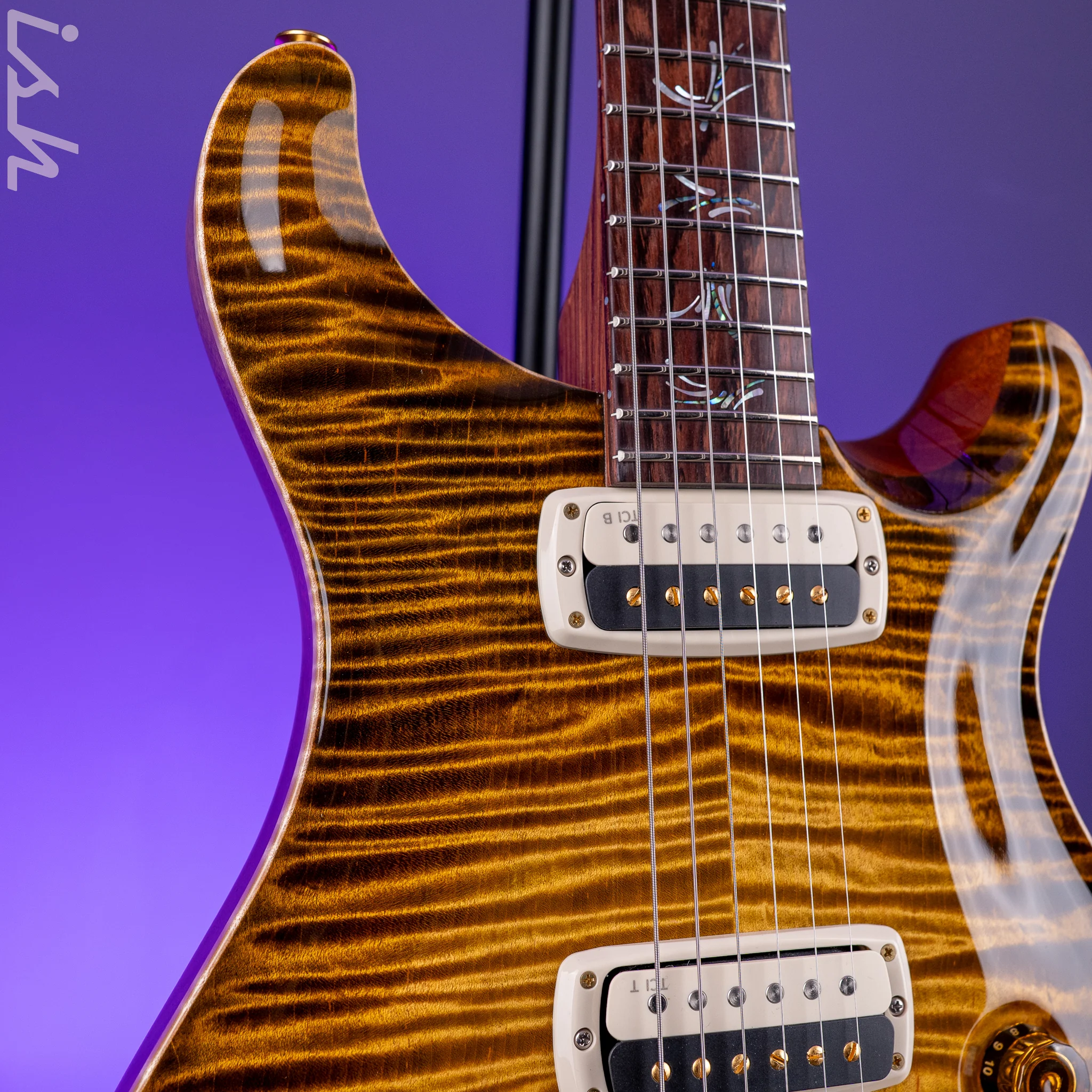 PRS Private Stock Paul’s Guitar Tiger Eye Glow - Image 3
