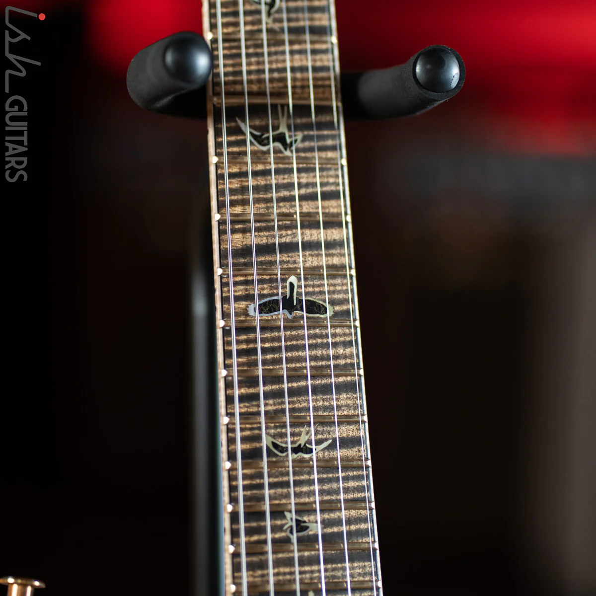 PRS Private Stock Santana Semi-Hollow Roasted Curly Maple Charcoal - Image 5
