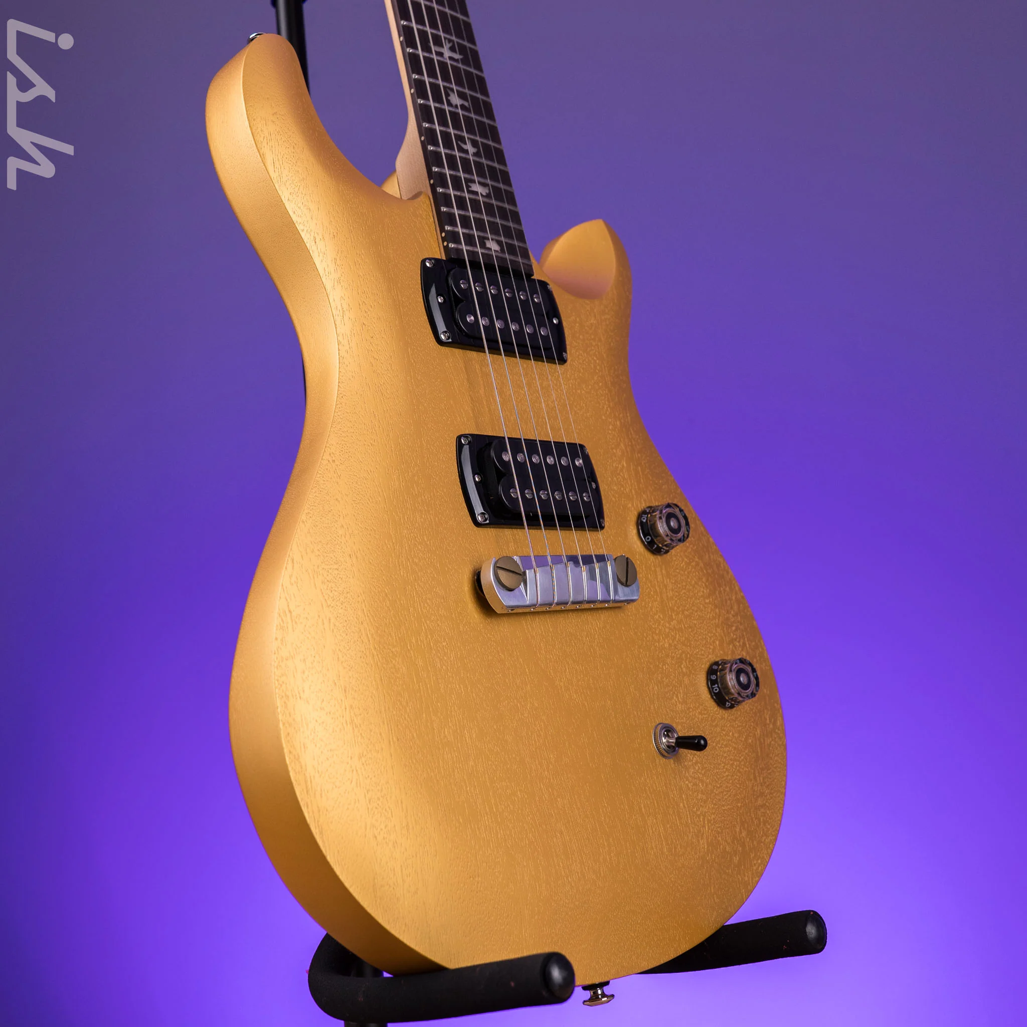 PRS SE CE 24 Standard Stoptail Satin Metallic Gold - Image 3
