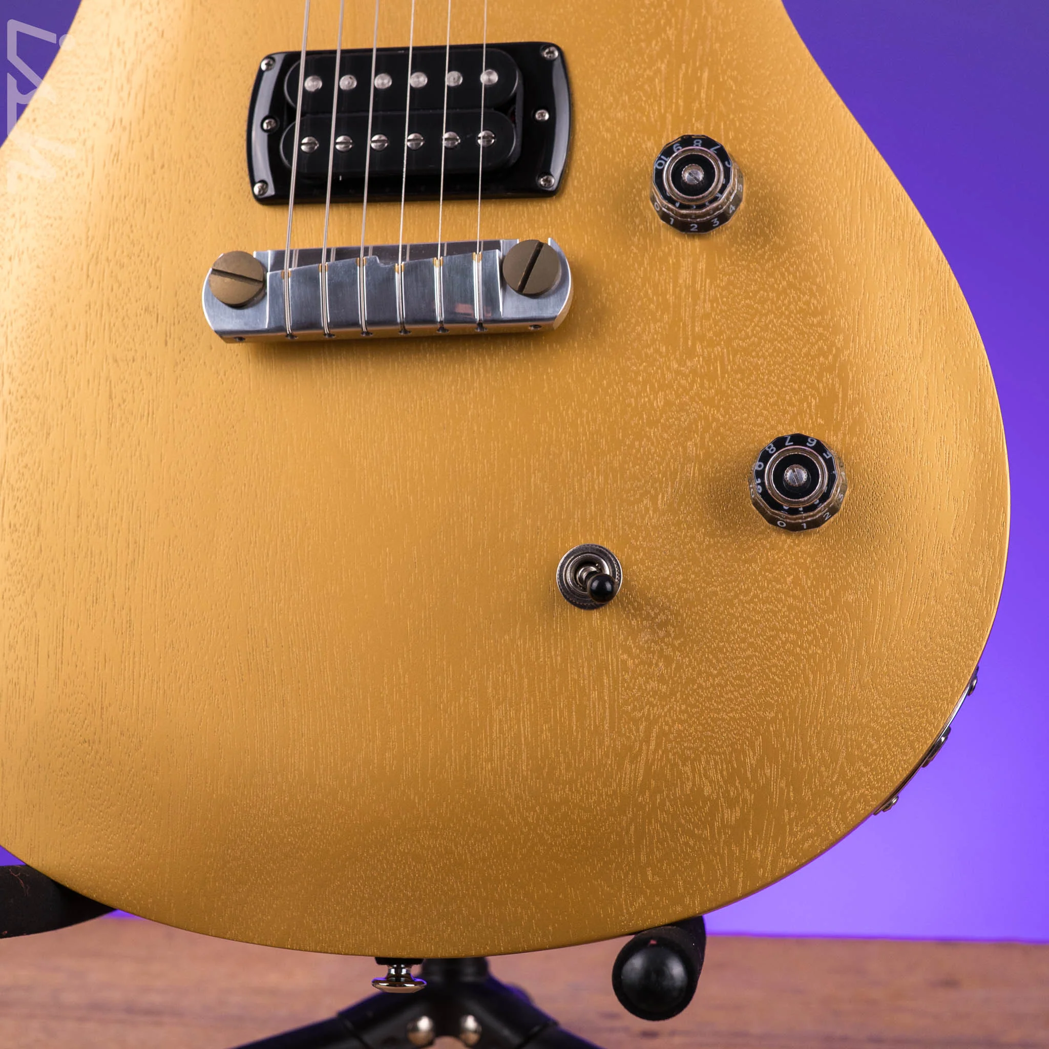 PRS SE CE 24 Standard Stoptail Satin Metallic Gold - Image 5