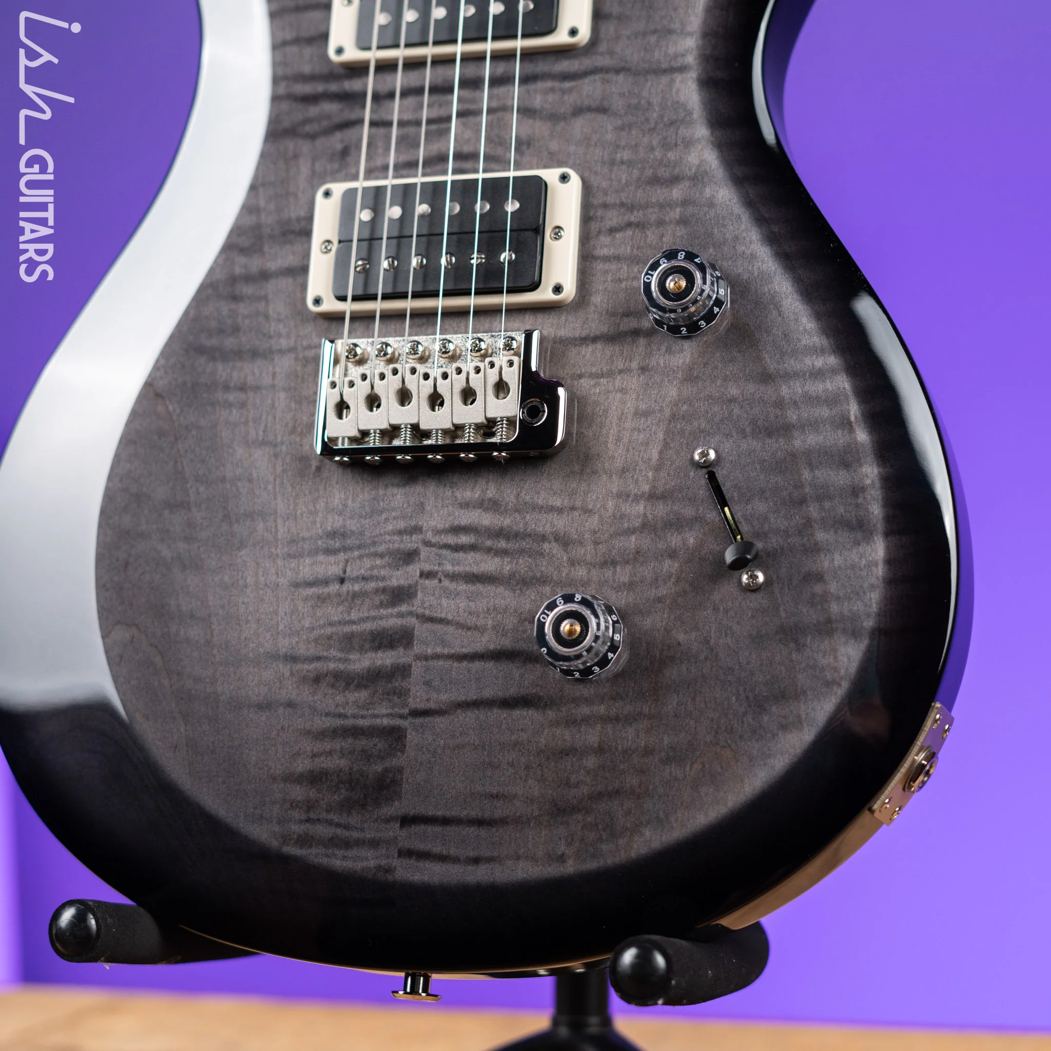 PRS S2 10th Anniversary Custom 24 Faded Gray Black Burst - Image 4