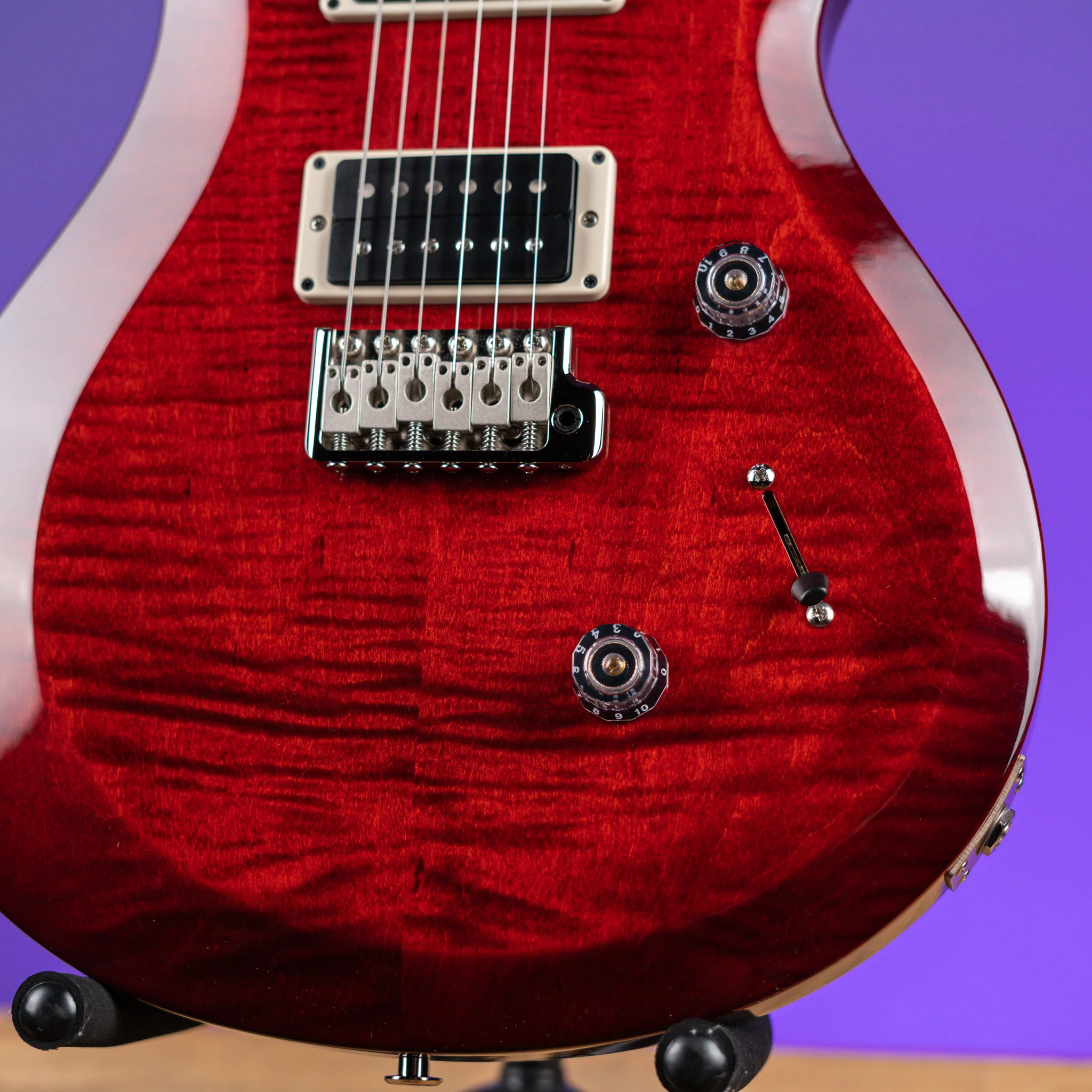 PRS S2 10th Anniversary Custom 24 Fire Red Burst - Image 4