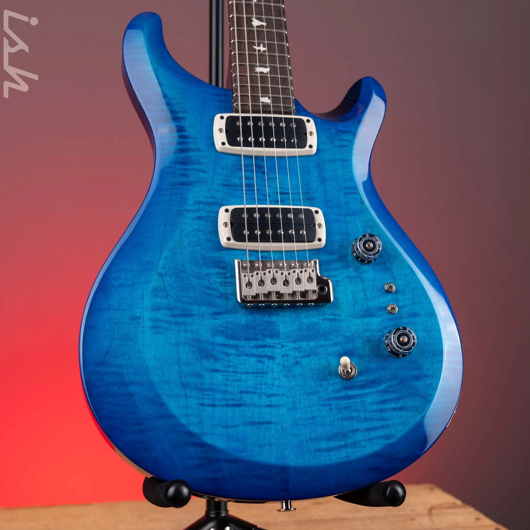 PRS S2 Custom 24-08 Electric Guitar Lake Blue Demo