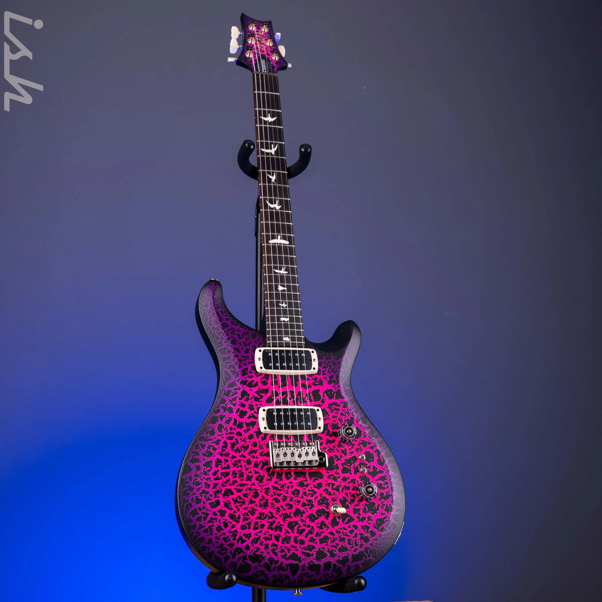 PRS S2 Custom 24-08 Pink Purple Crackle Burst Sprayer's Choice - Image 2