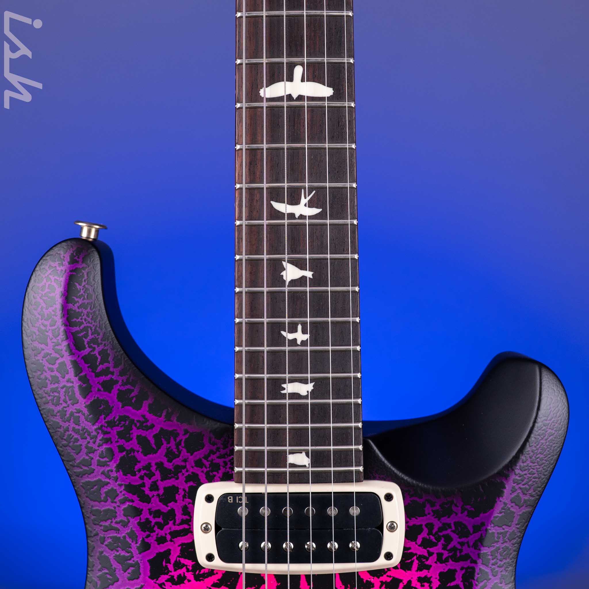 PRS S2 Custom 24-08 Pink Purple Crackle Burst Sprayer's Choice - Image 6
