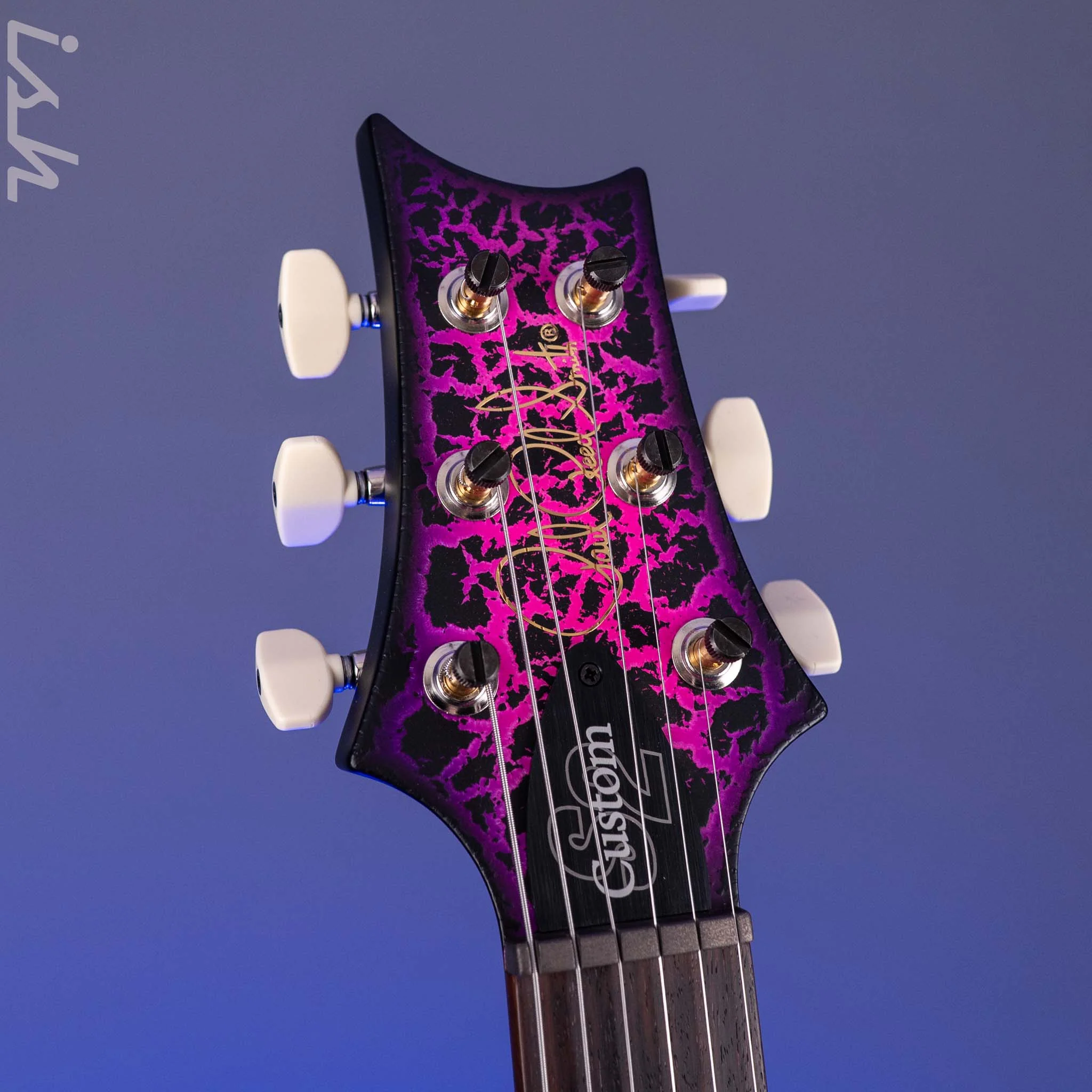 PRS S2 Custom 24-08 Pink Purple Crackle Burst Sprayer's Choice - Image 7