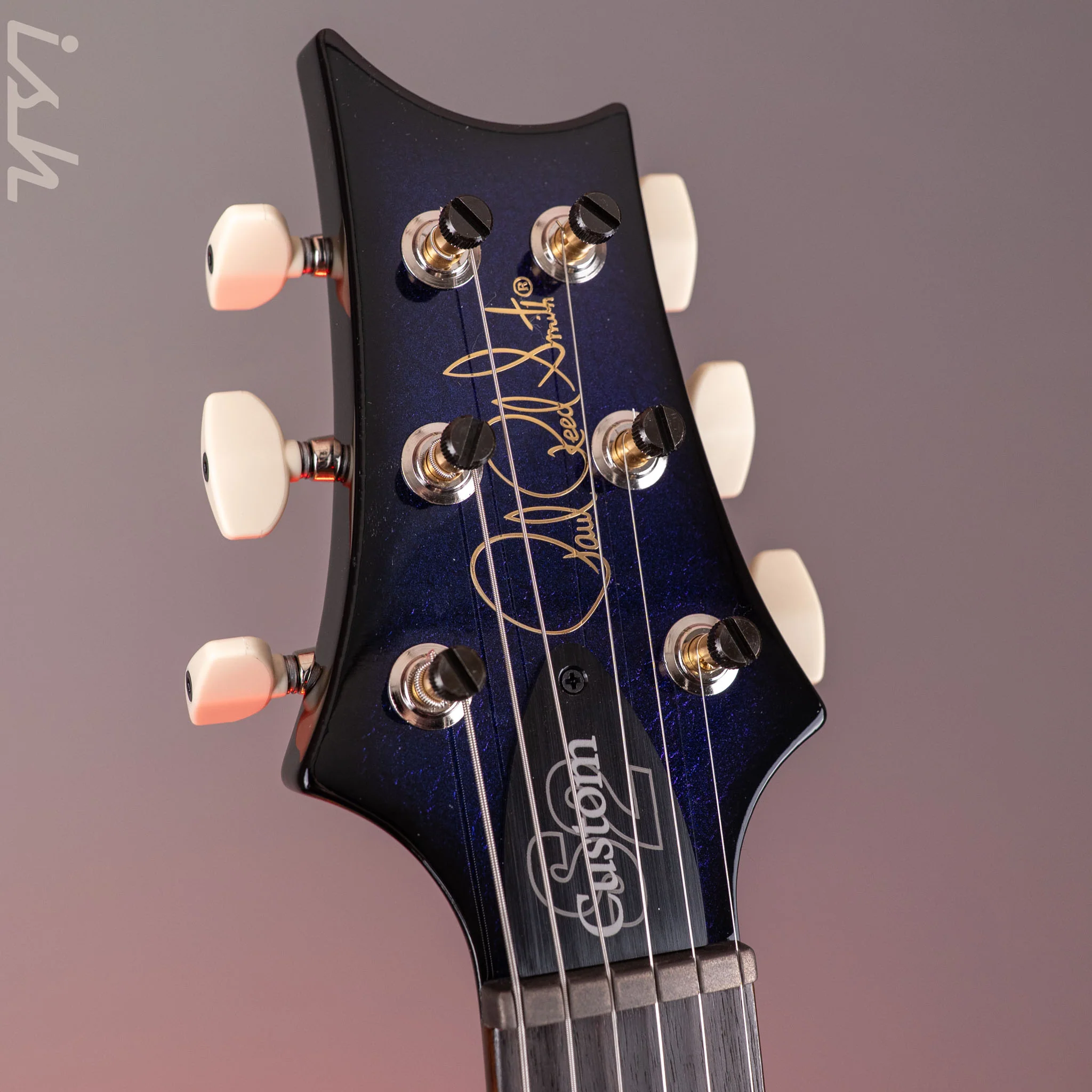 PRS S2 Custom 24-08 Purple-Blue Smokeburst Colorshift Holoflake Crackle Sprayer's Choice - Image 7
