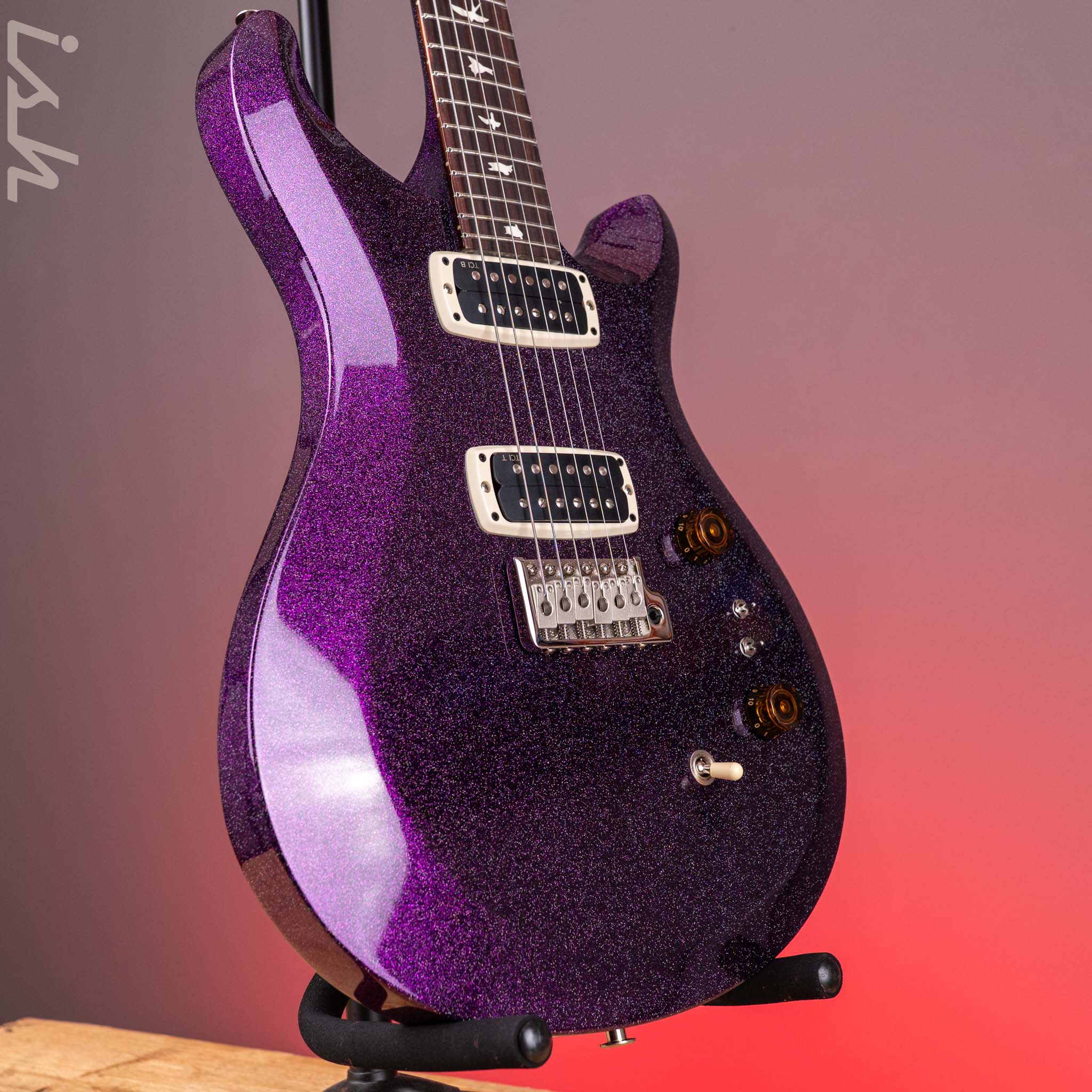 PRS S2 Custom 24-08 Purple Holoflake Sprayer's Choice - Image 3