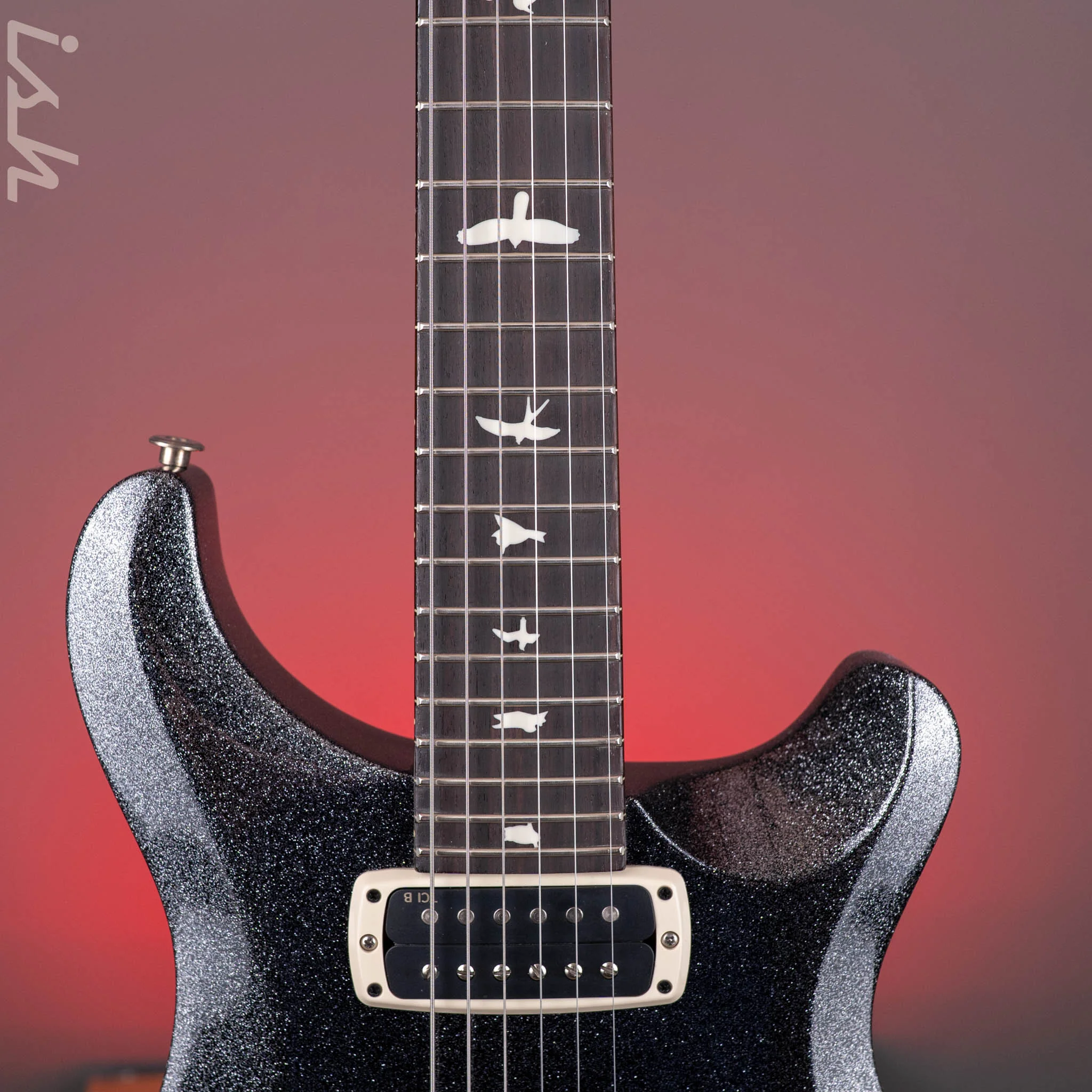 PRS S2 Custom 24-08 Silver Holoflake Sprayer's Choice - Image 6