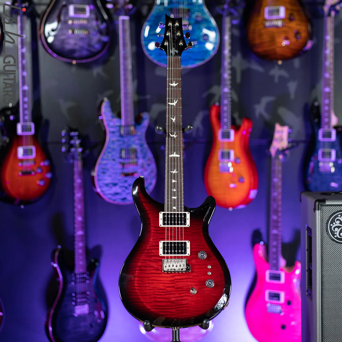 PRS S2 Custom 24 35th Anniversary Scarlet Red Smokewrap - Image 2