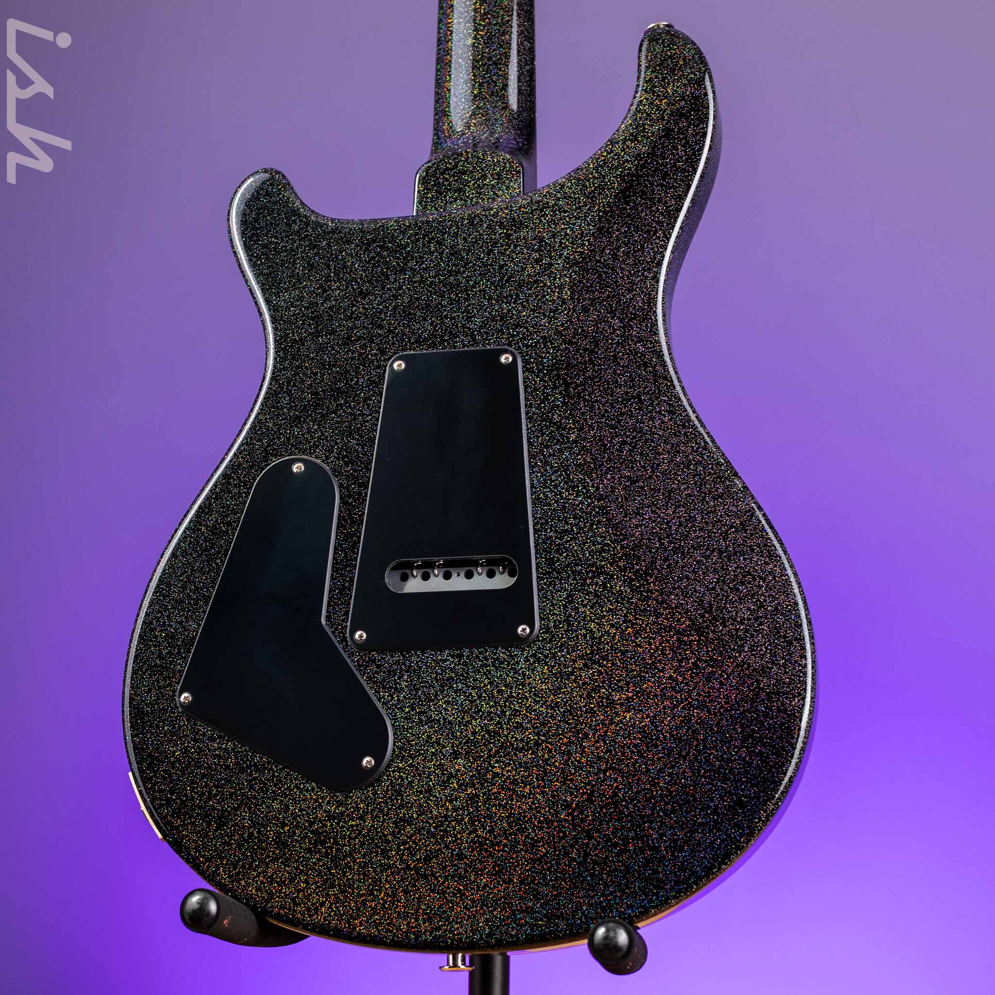 PRS S2 Custom 24 Black Rainbow Hollowflake Custom Color - Image 8