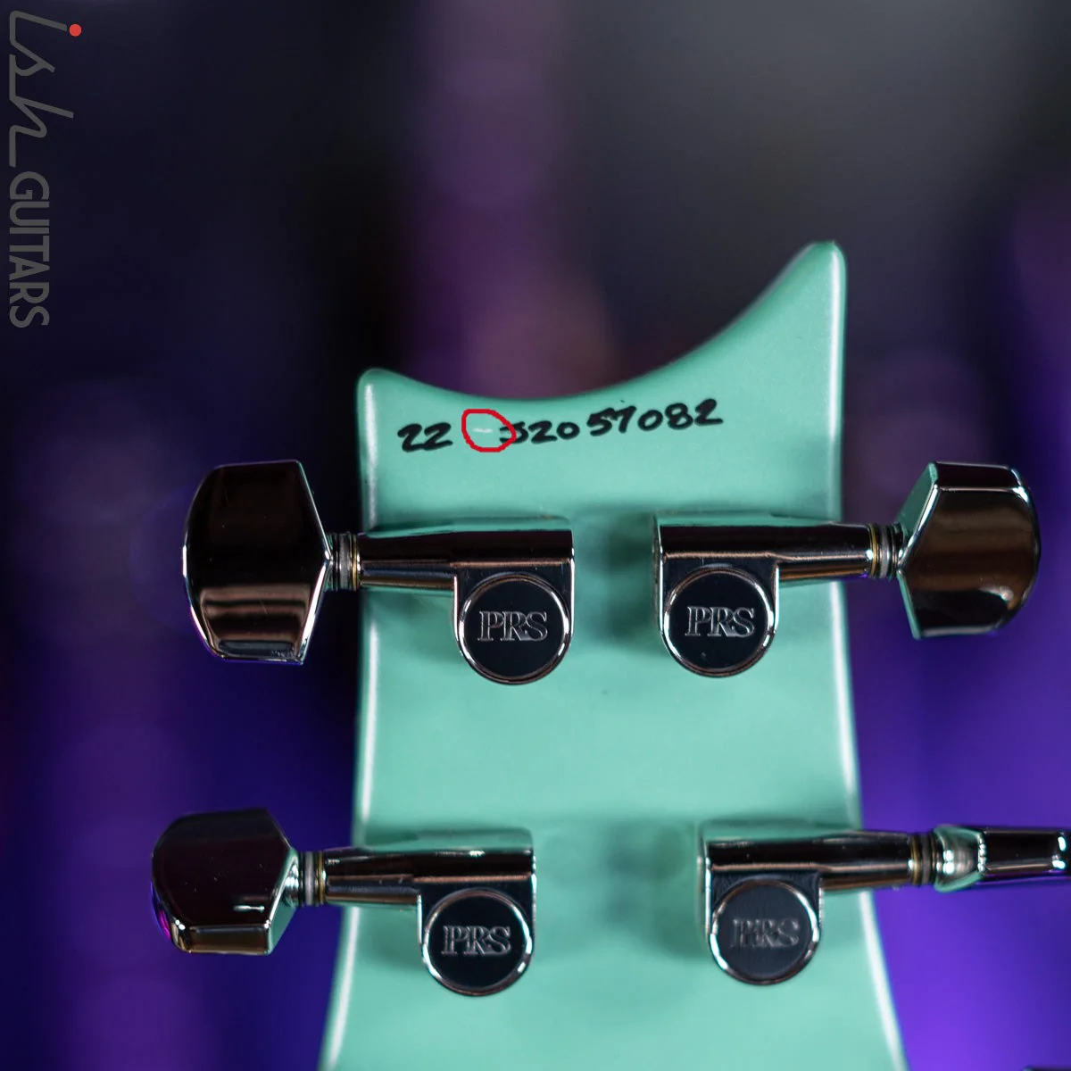 PRS S2 Custom 24 Custom Color Metallic Satin Seafoam Green Demo - Image 12