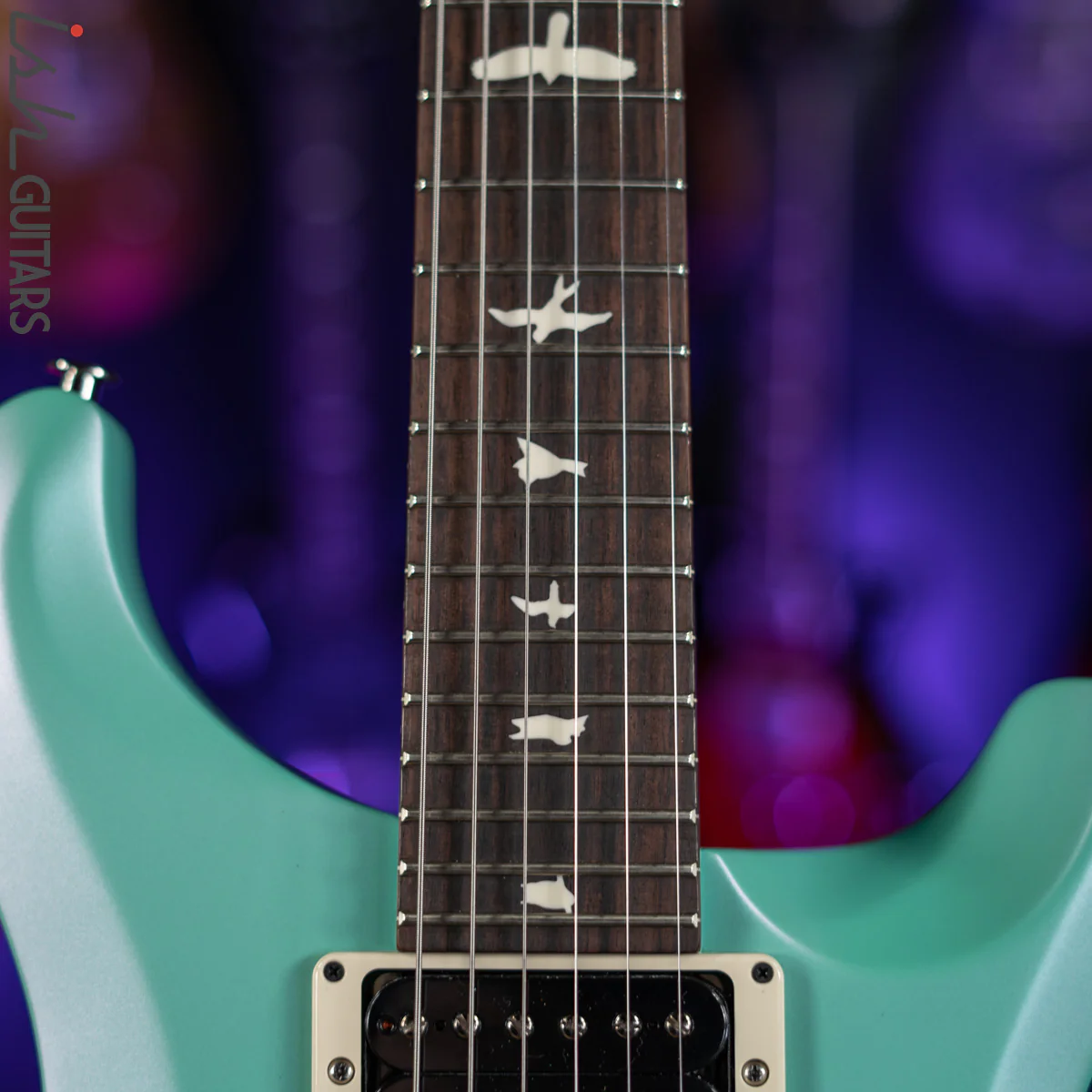 PRS S2 Custom 24 Custom Color Metallic Satin Seafoam Green Demo - Image 5