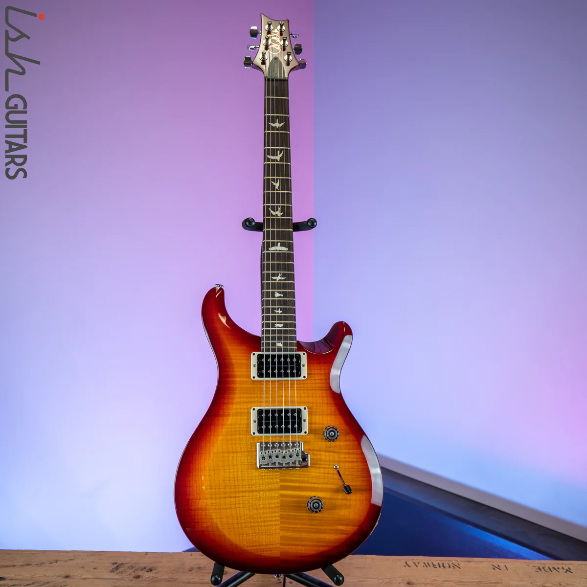 2020 PRS S2 Custom 24 Dark Cherry Sunburst Wrap Custom Color - Image 2