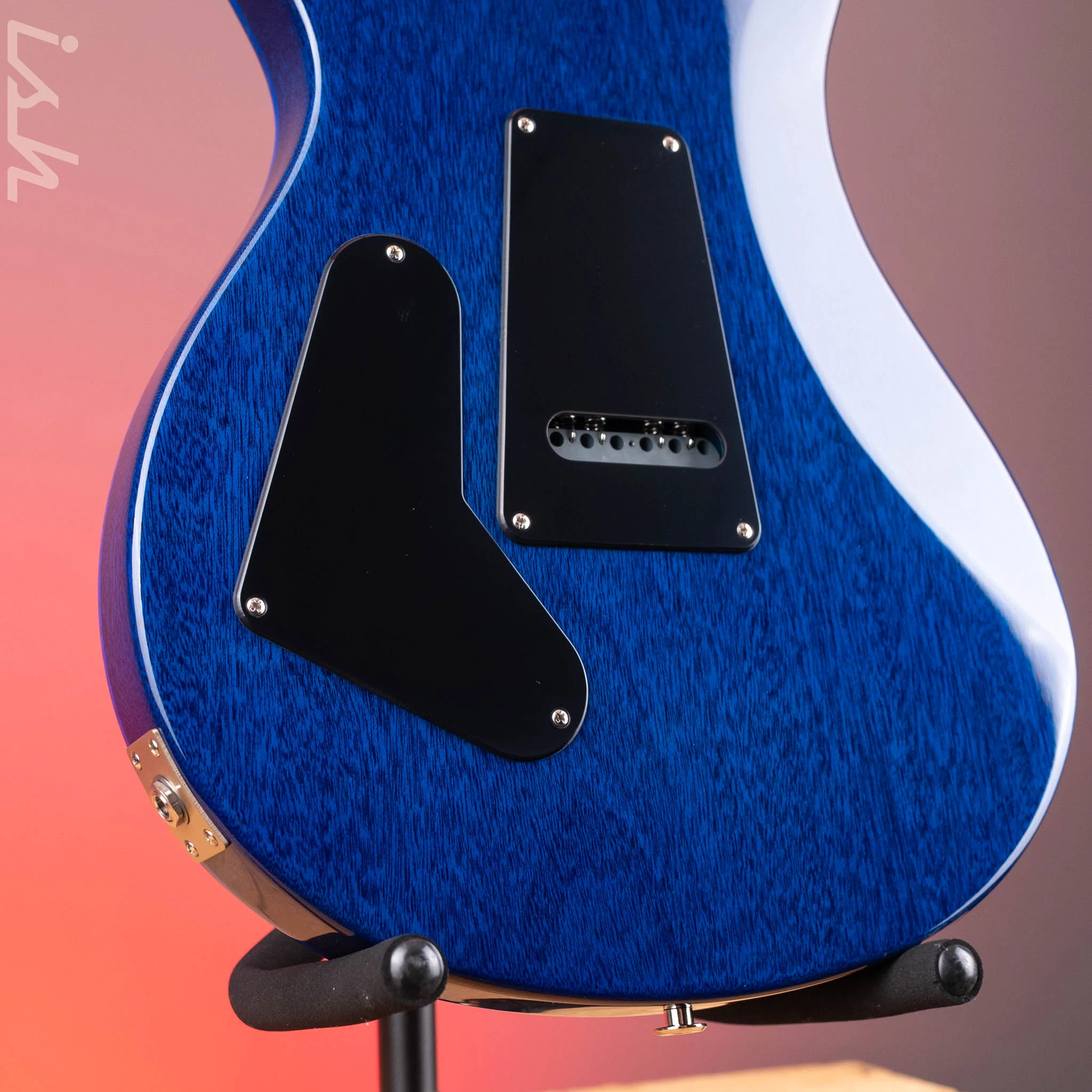 PRS S2 Custom 24 Electric Guitar Faded Gray Black Blue Burst - Image 10