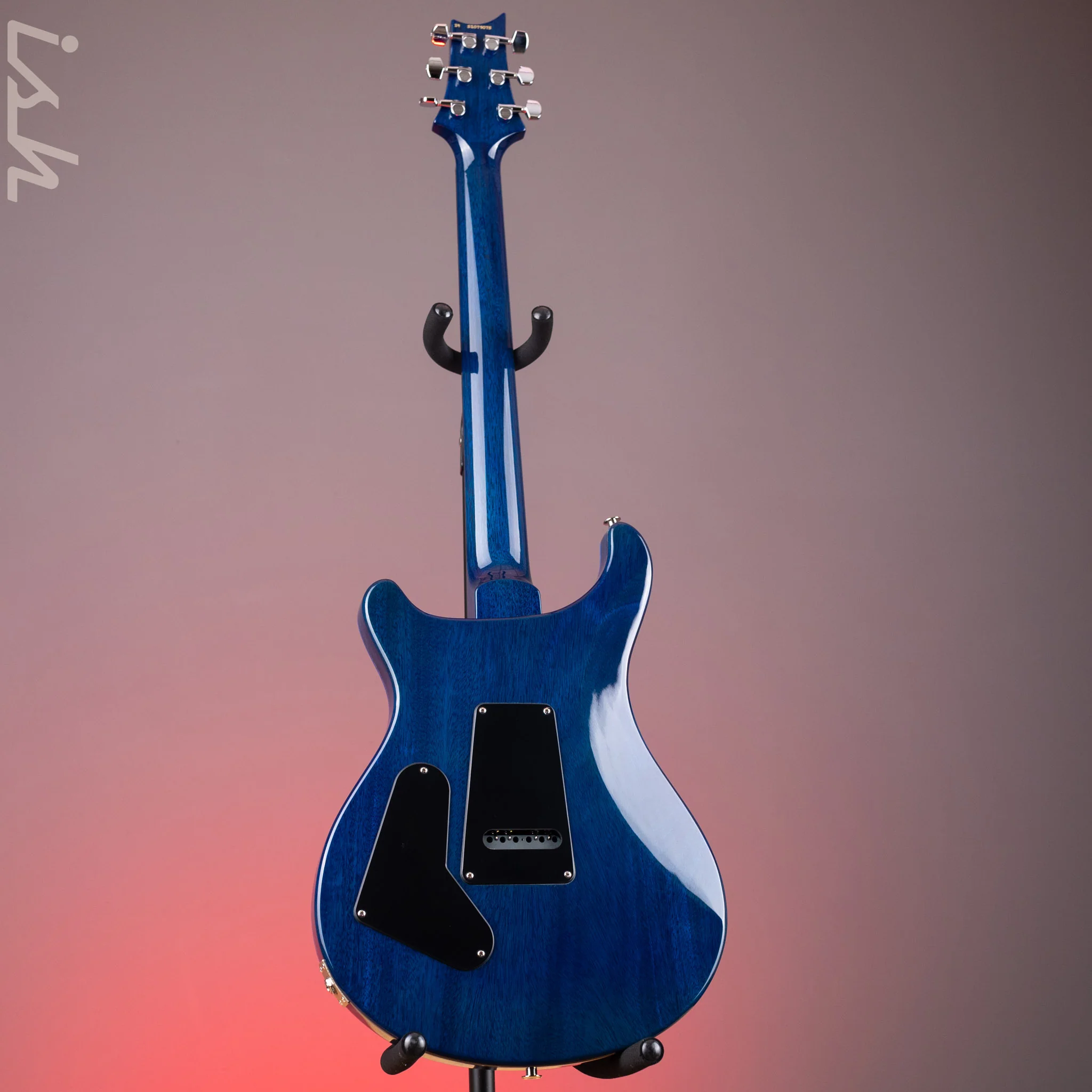 PRS S2 Custom 24 Electric Guitar Faded Gray Black Blue Burst - Image 6