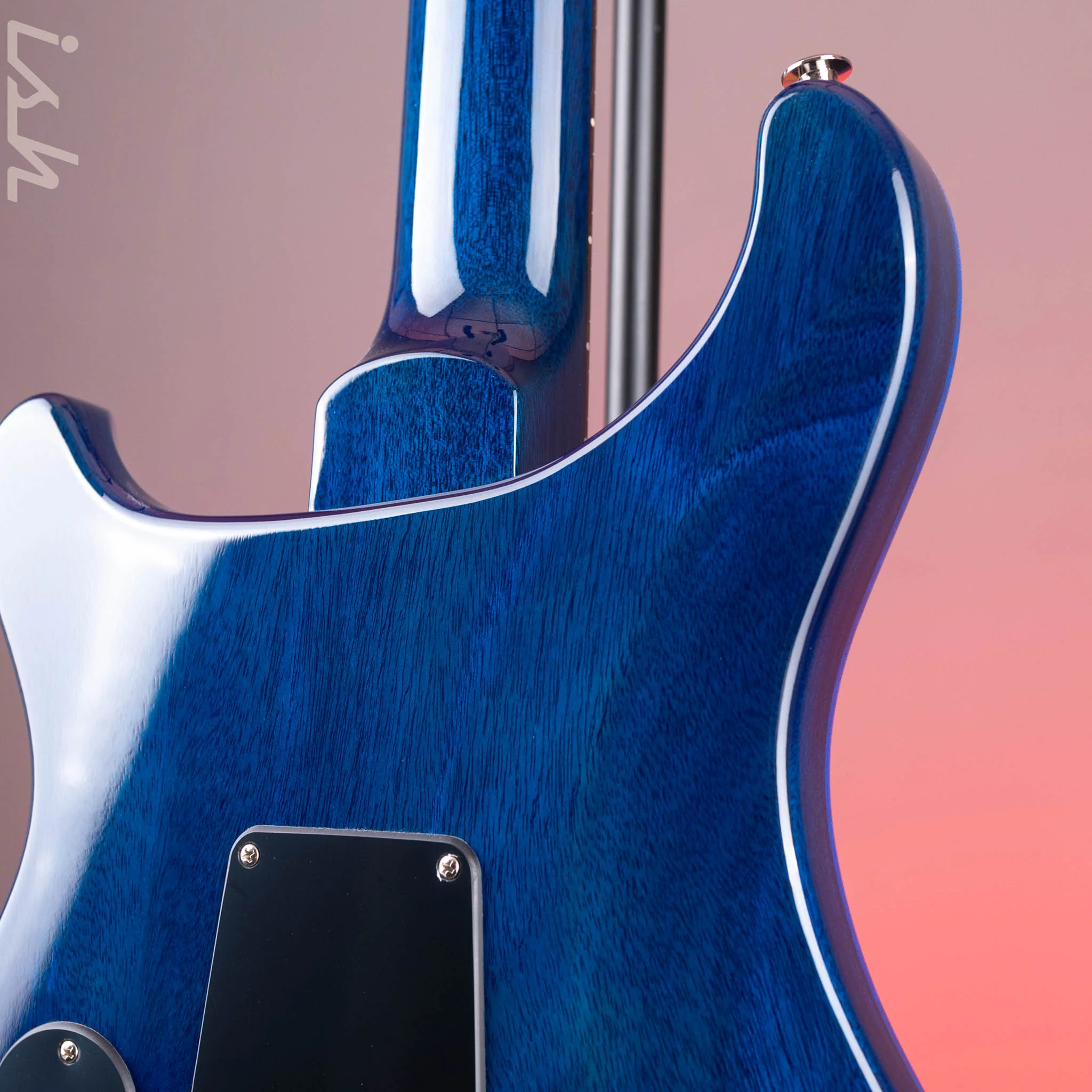 PRS S2 Custom 24 Electric Guitar Faded Gray Black Blue Burst - Image 8