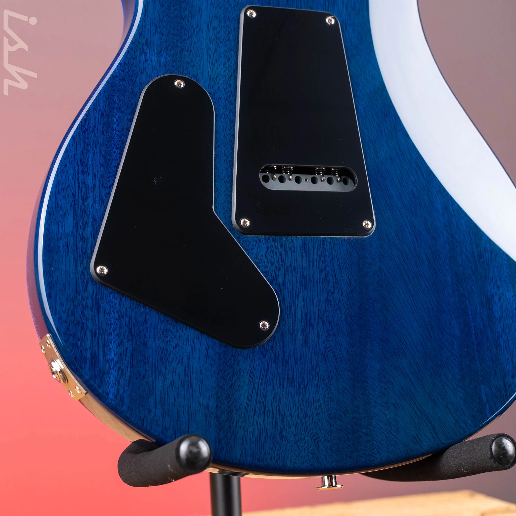 PRS S2 Custom 24 Electric Guitar Faded Gray Black Blue Burst - Image 9