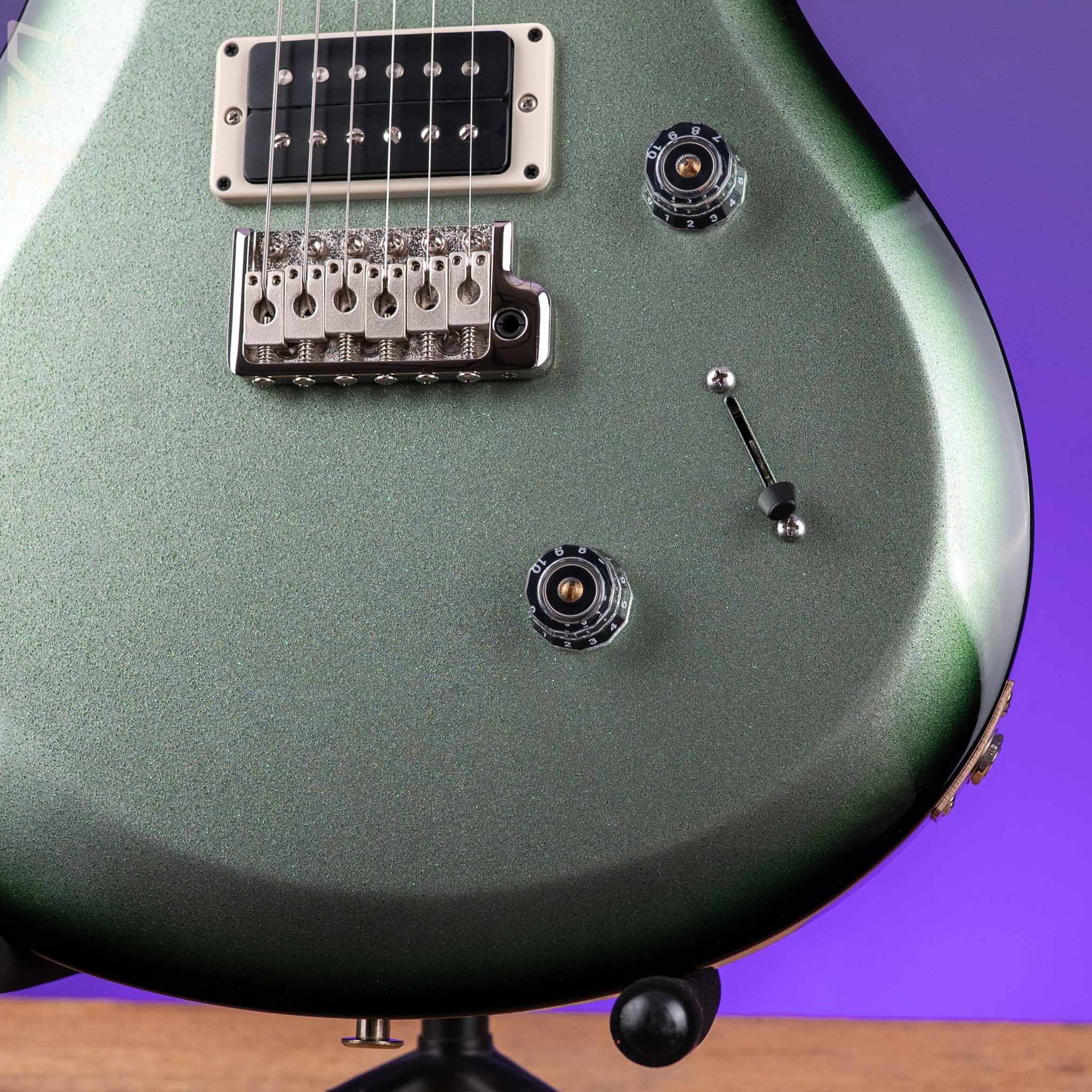 PRS S2 Custom 24 Metallic Sage Green Smokeburst - Image 5