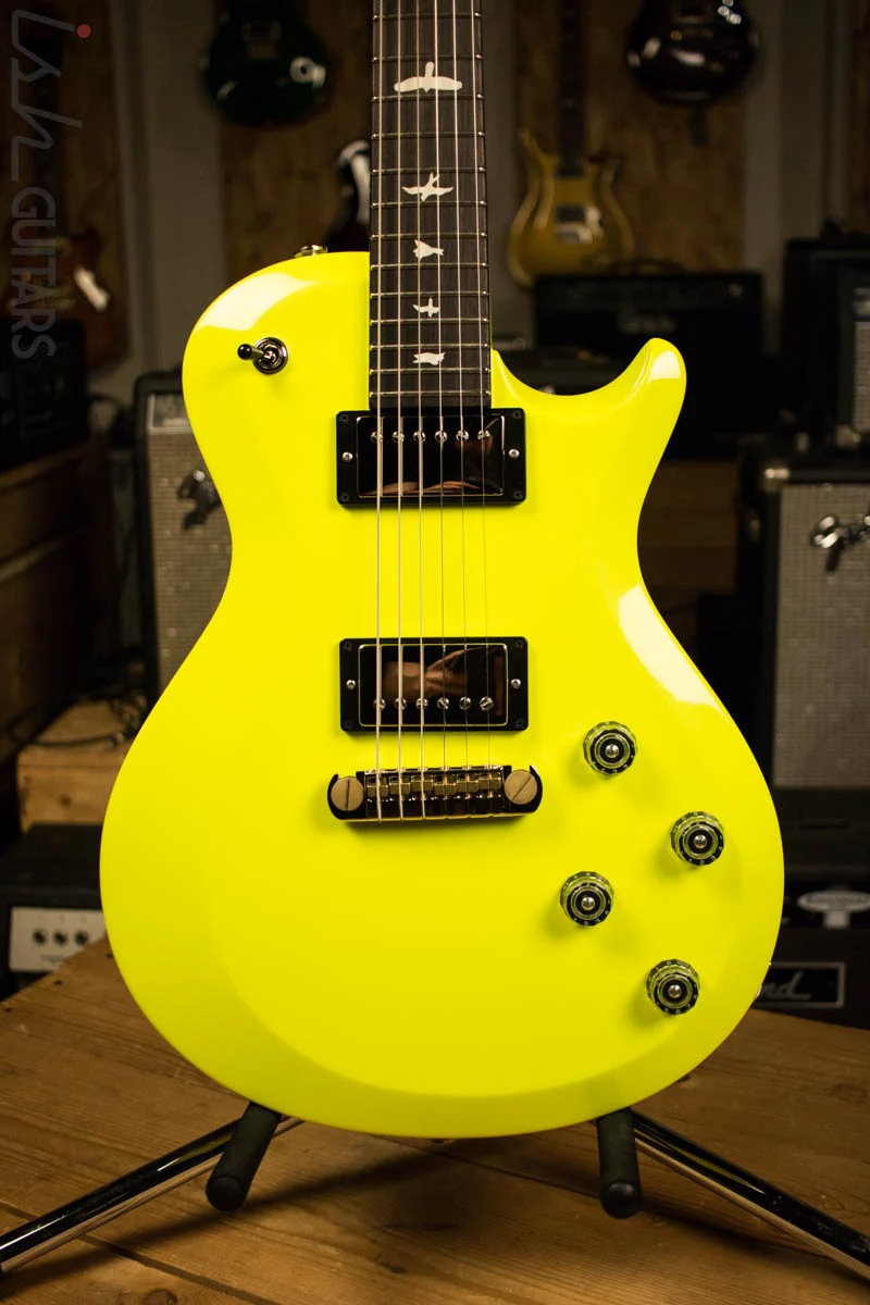 PRS S2 Singlecut Custom Color Neon Yellow - Image 2