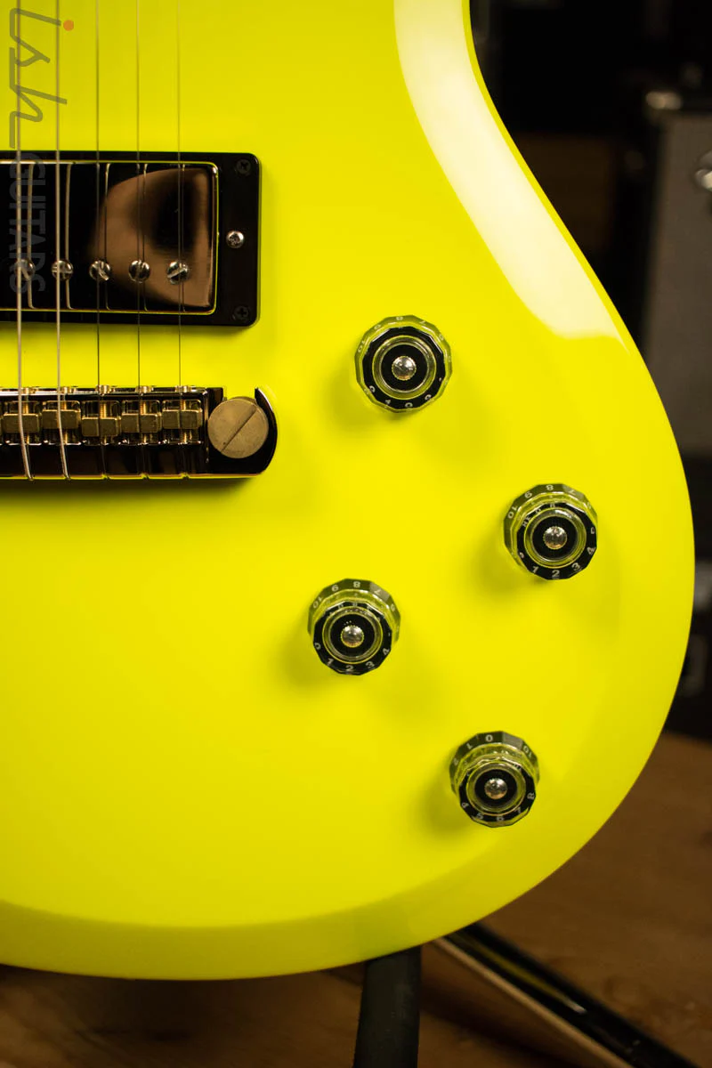 PRS S2 Singlecut Custom Color Neon Yellow - Image 5