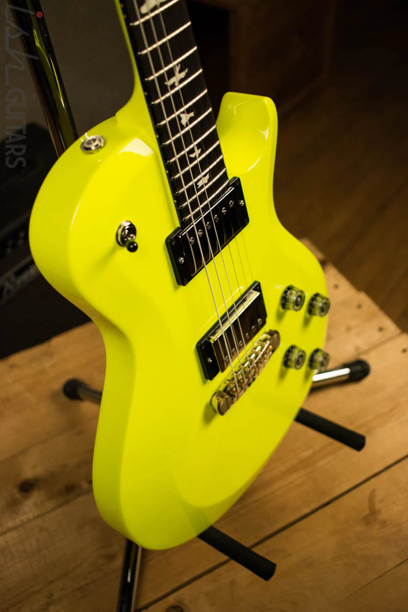 PRS S2 Singlecut Custom Color Neon Yellow - Image 7