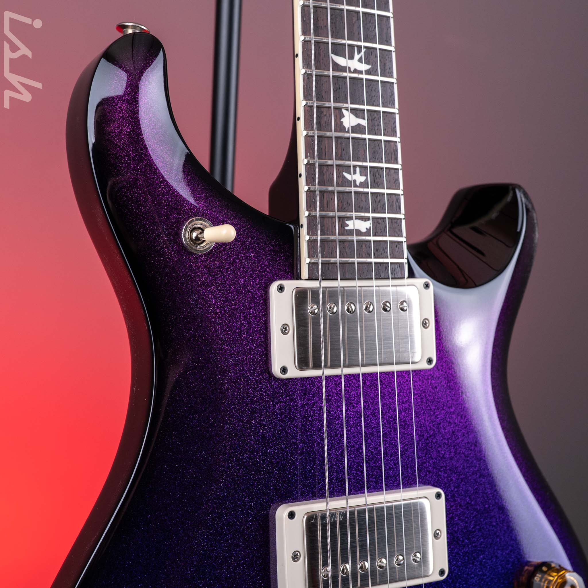 PRS S2 McCarty 594 Blue Purple Colorshift Hollowflake - Image 4