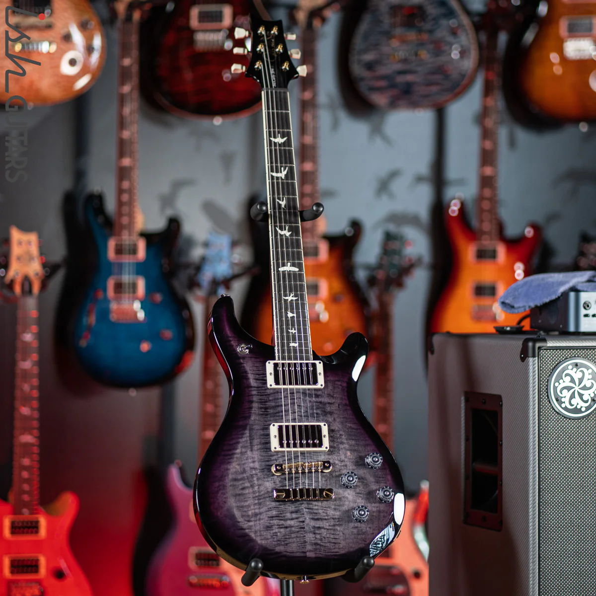 PRS S2 McCarty 594 Charcoal Purple Smokewrap Burst Custom Color - Image 2