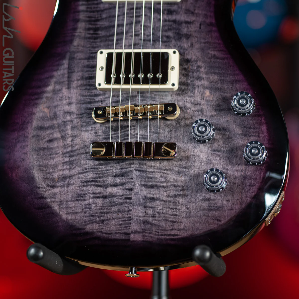 PRS S2 McCarty 594 Charcoal Purple Smokewrap Burst Custom Color - Image 4