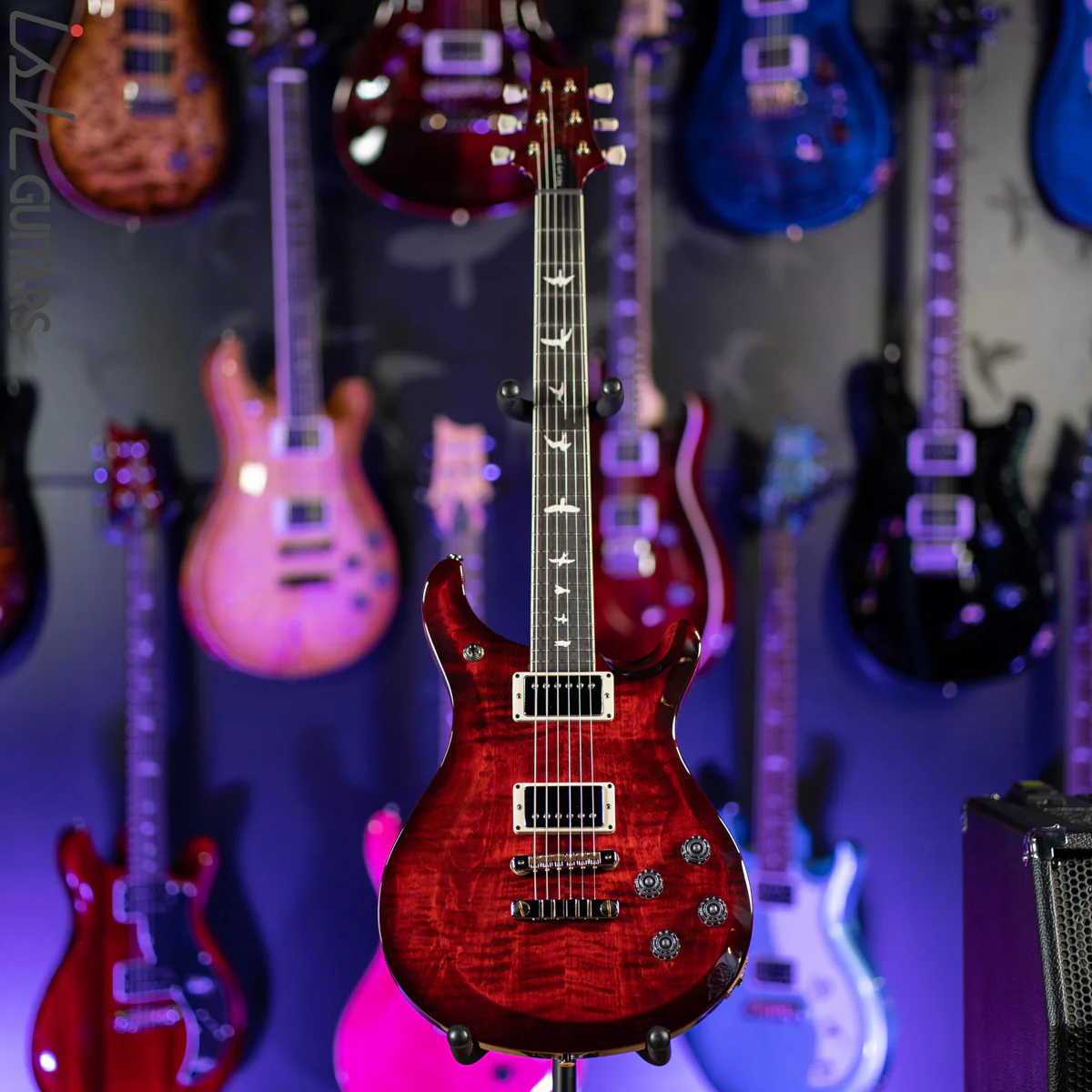 PRS S2 McCarty 594 Electric Guitar Fire Red Burst - Image 2