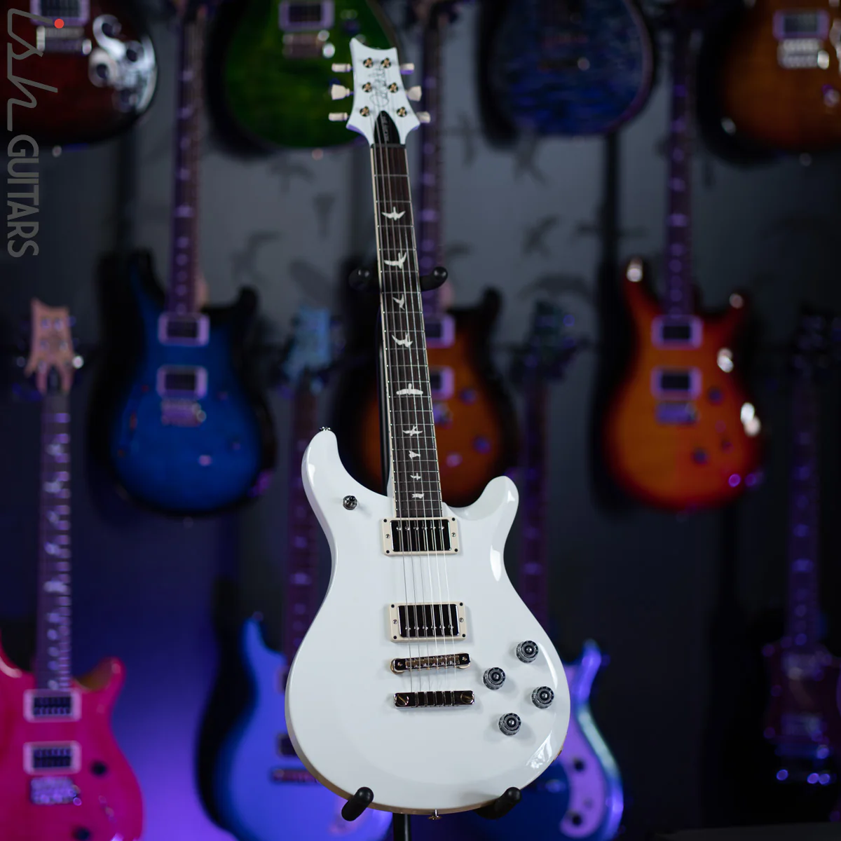 PRS S2 McCarty 594 Electric Guitar Jet White - Image 2