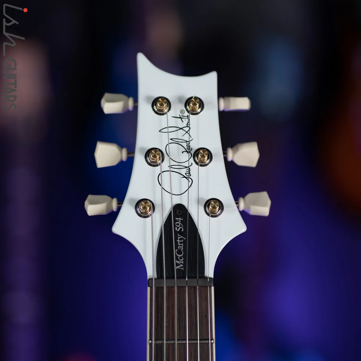 PRS S2 McCarty 594 Electric Guitar Jet White - Image 6
