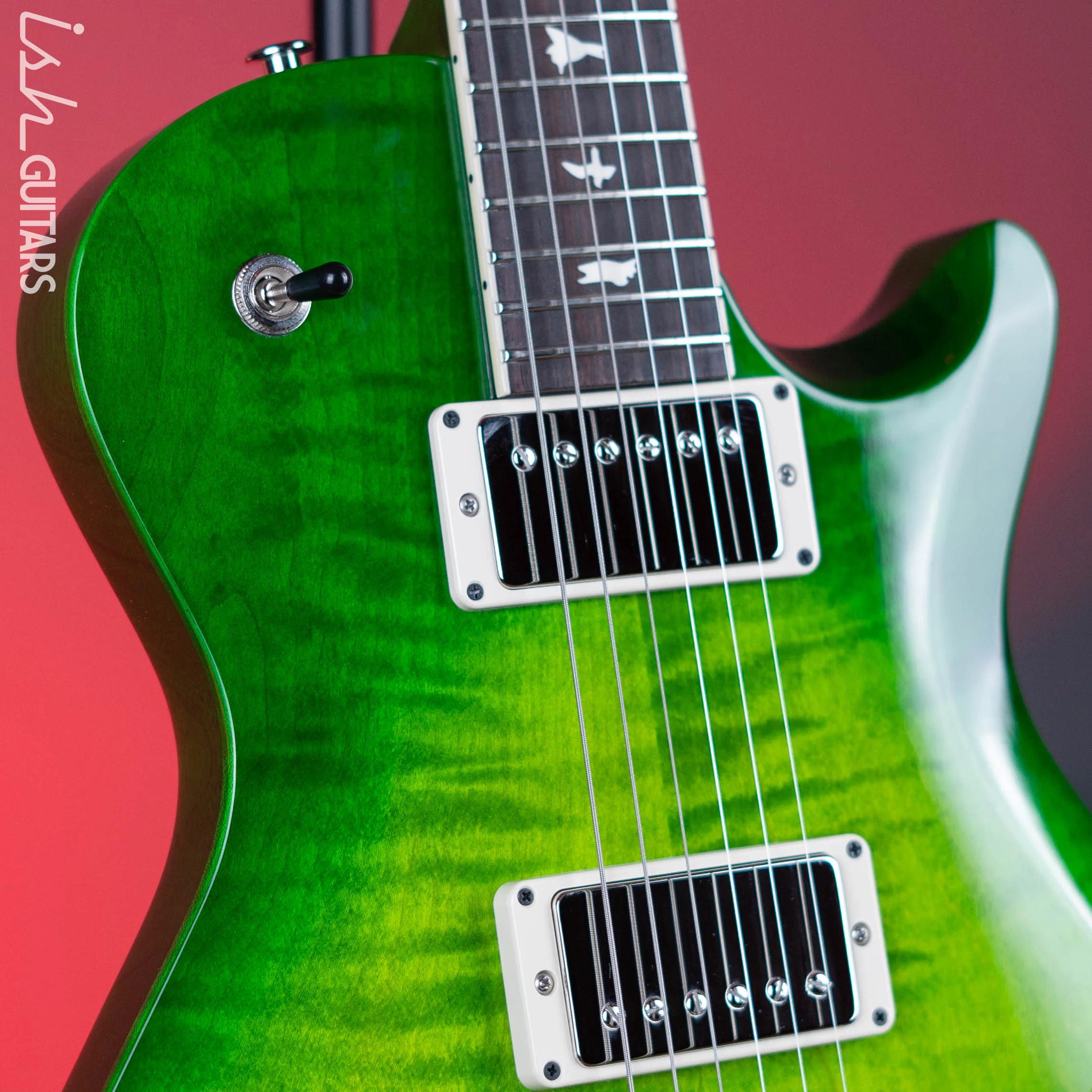 PRS S2 McCarty 594 Singlecut Electric Guitar Eriza Verde - Image 3