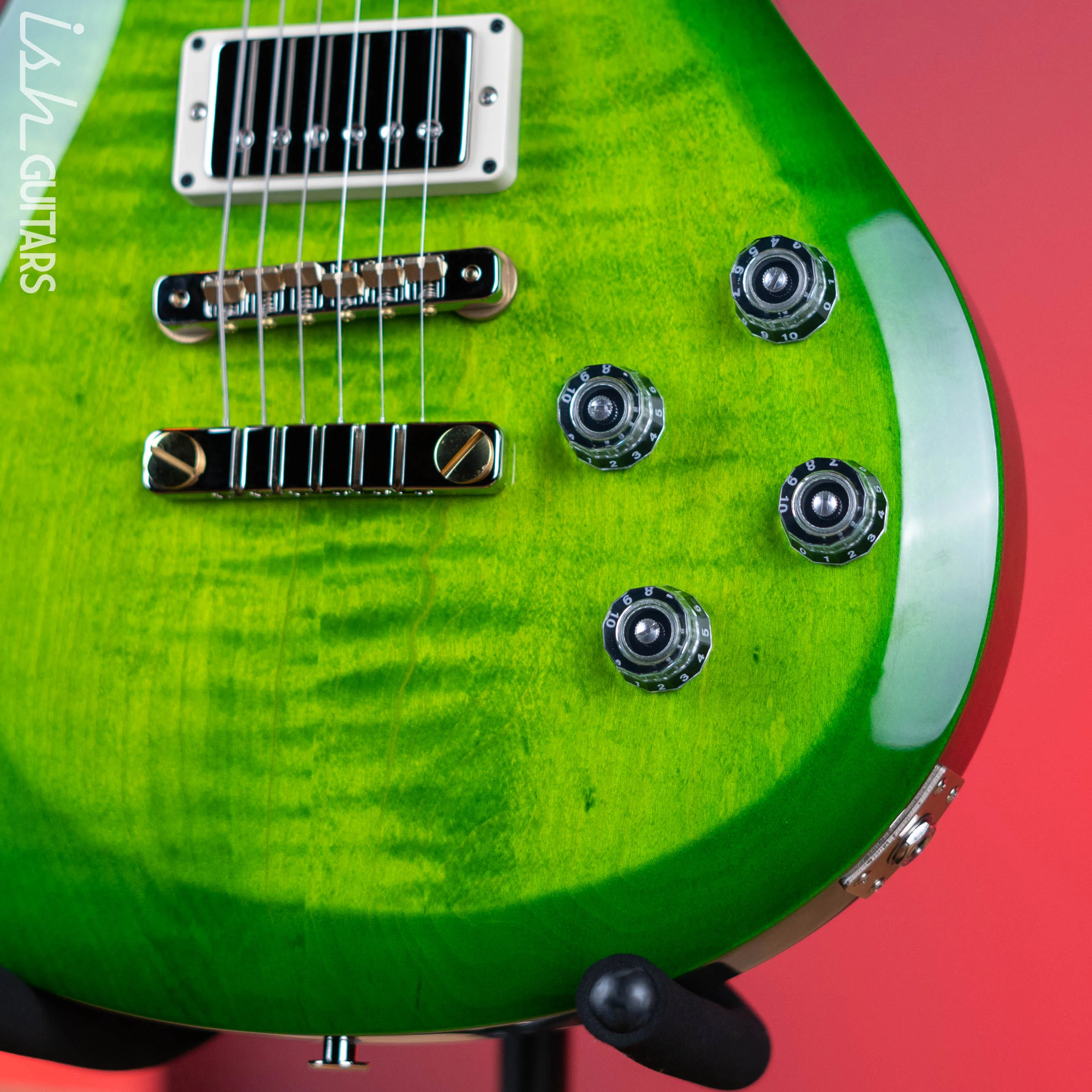 PRS S2 McCarty 594 Singlecut Electric Guitar Eriza Verde - Image 4