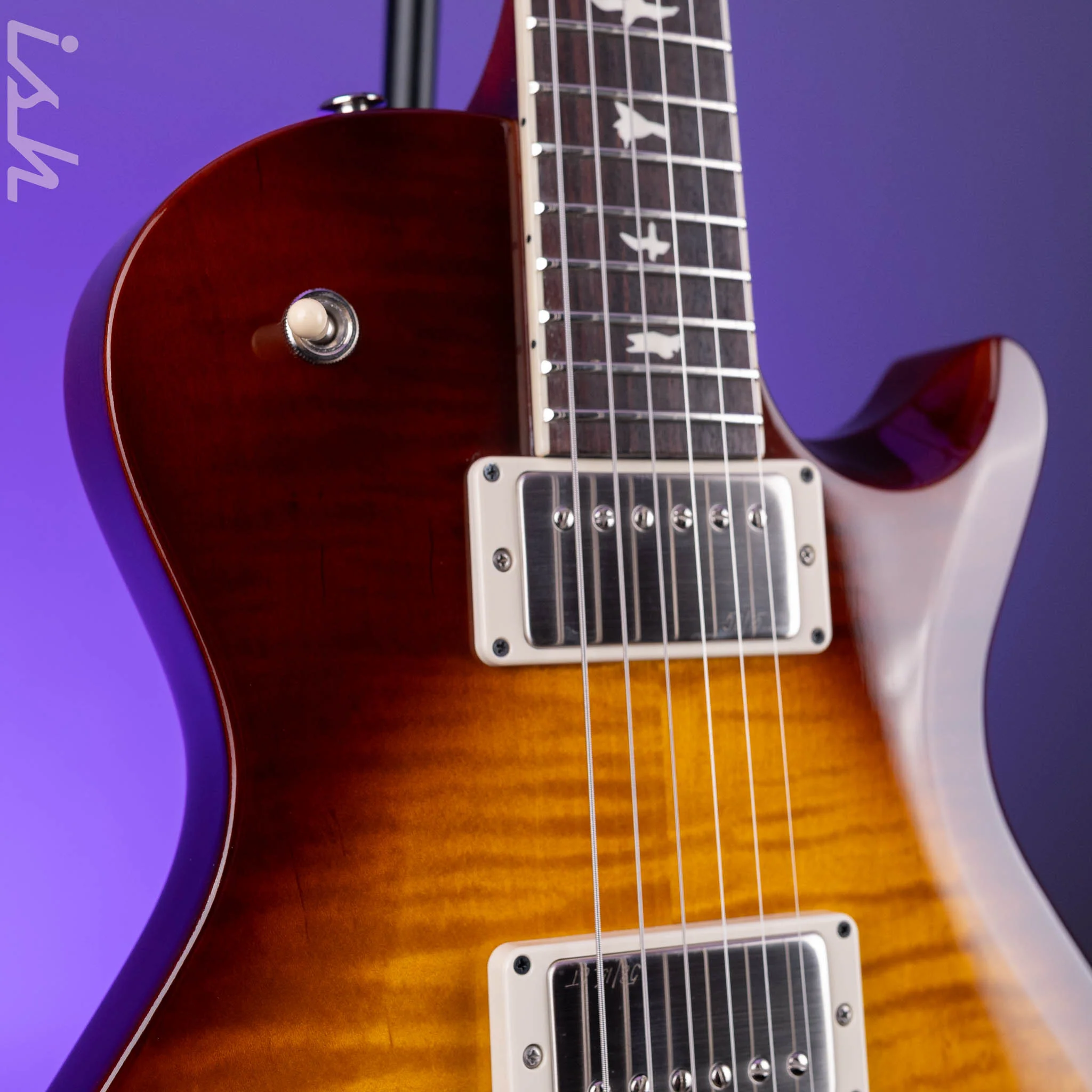 PRS S2 McCarty 594 Singlecut Electric Guitar Honey Gold Burst - Image 4