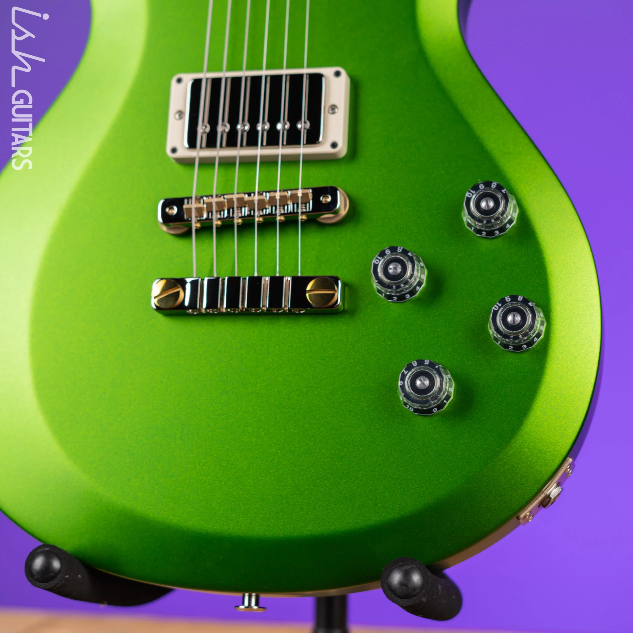 PRS S2 McCarty 594 Singlecut Electric Guitar Jewel Green Metallic - Image 4