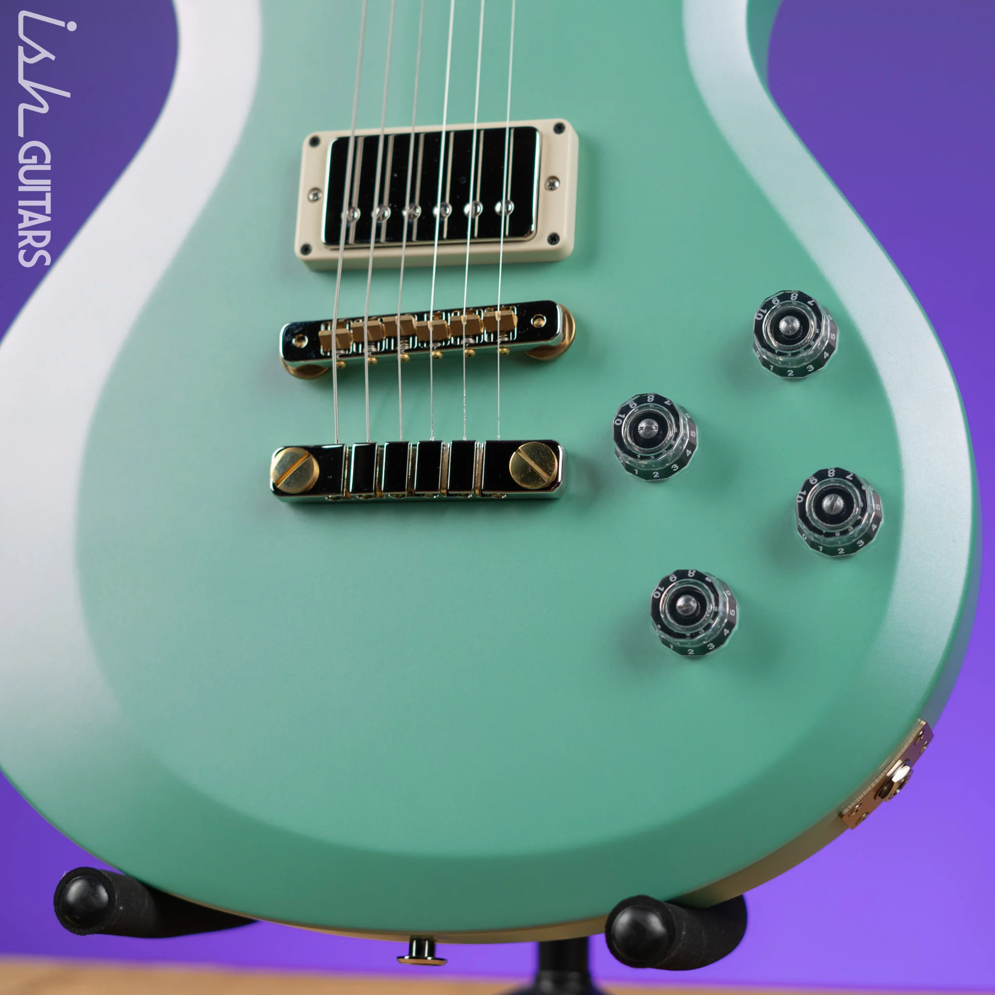 PRS S2 McCarty 594 Singlecut Satin Metallic Seafoam Green - Image 4