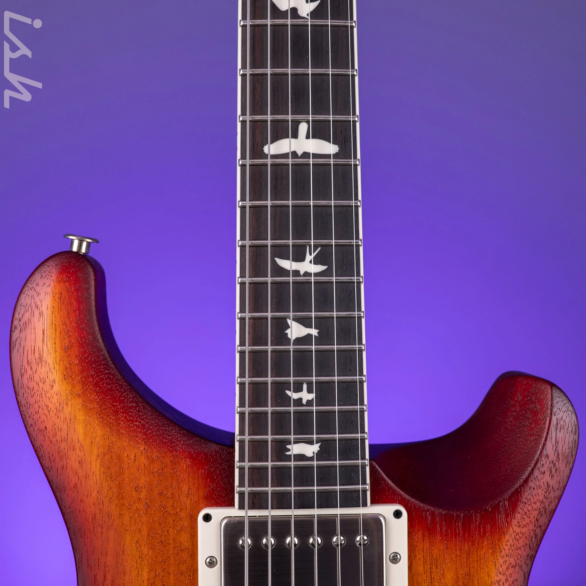 PRS S2 McCarty 594 Thinline Standard Satin Dark Cherry Sunburst *New Color* - Image 6