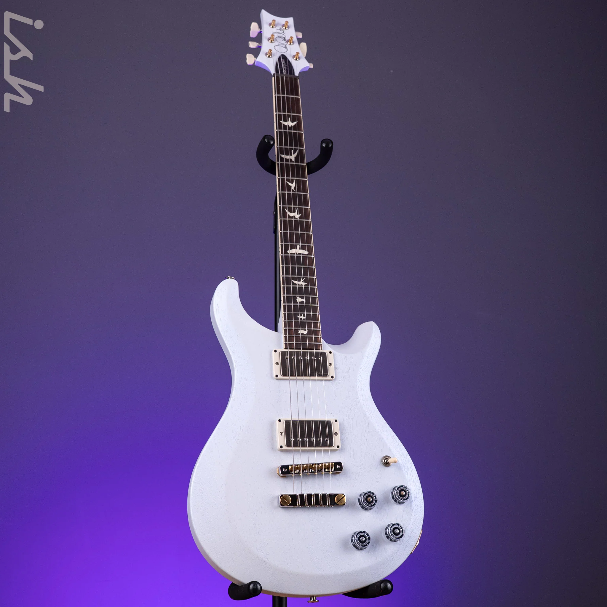 PRS S2 McCarty 594 Thinline Standard Satin Pearl White - Image 2