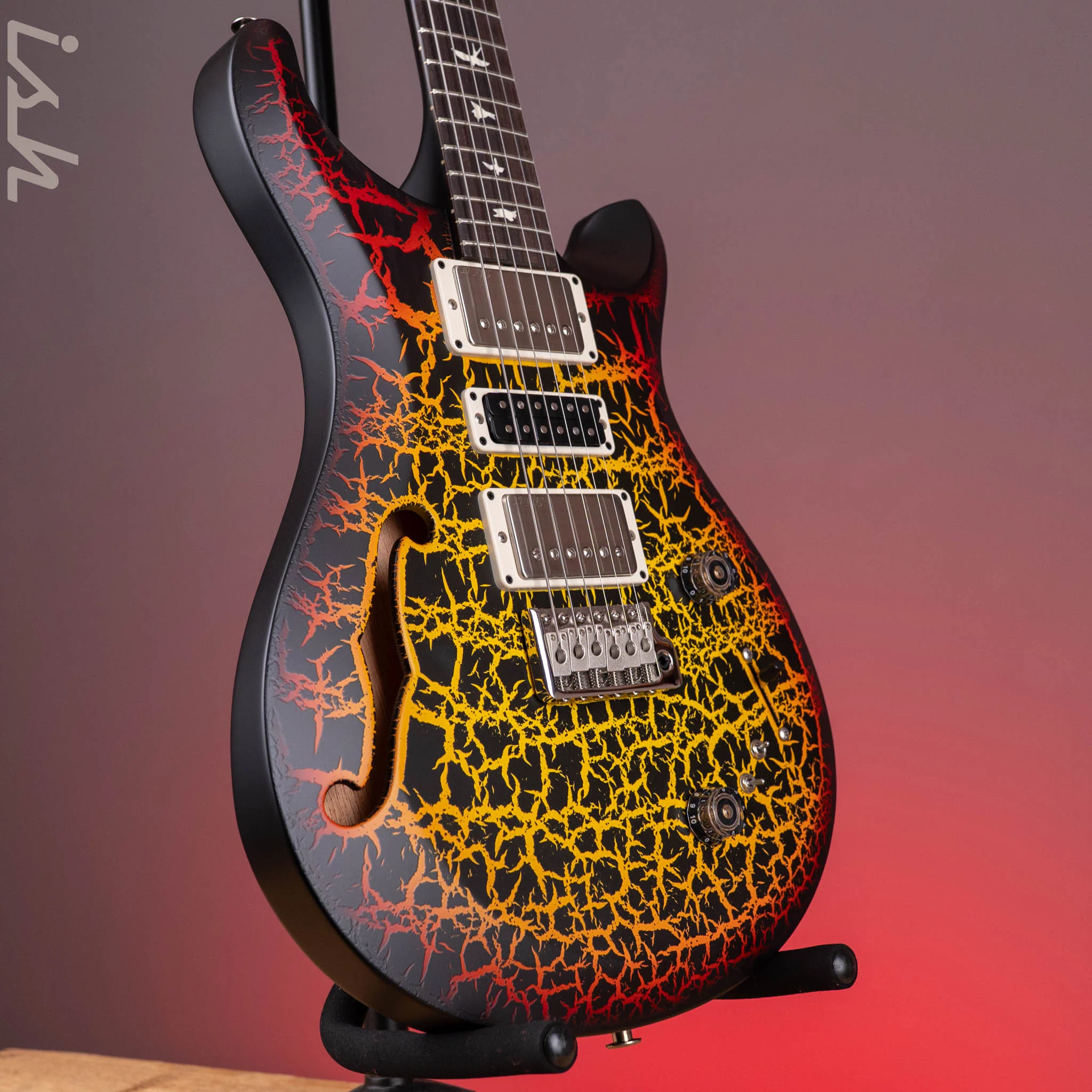 PRS S2 Special Semi-Hollow Sunburst Crackle Sprayer’s Choice - Image 3